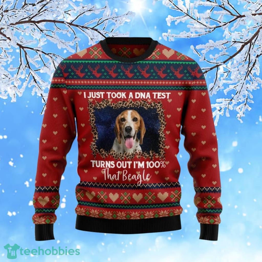 Beagle Funny Christmas Ugly Sweater 3D Gift For Men And Women