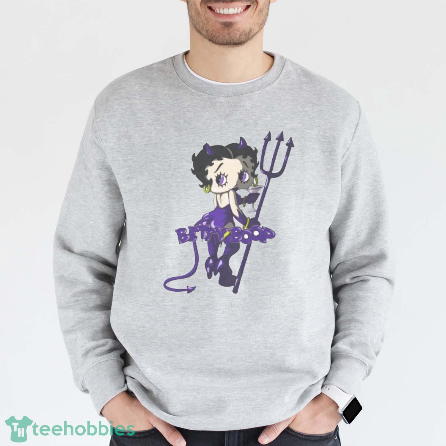 Betty Boop (Devilish) T-Shirt Trending 2023 - Grey Sweatshirt