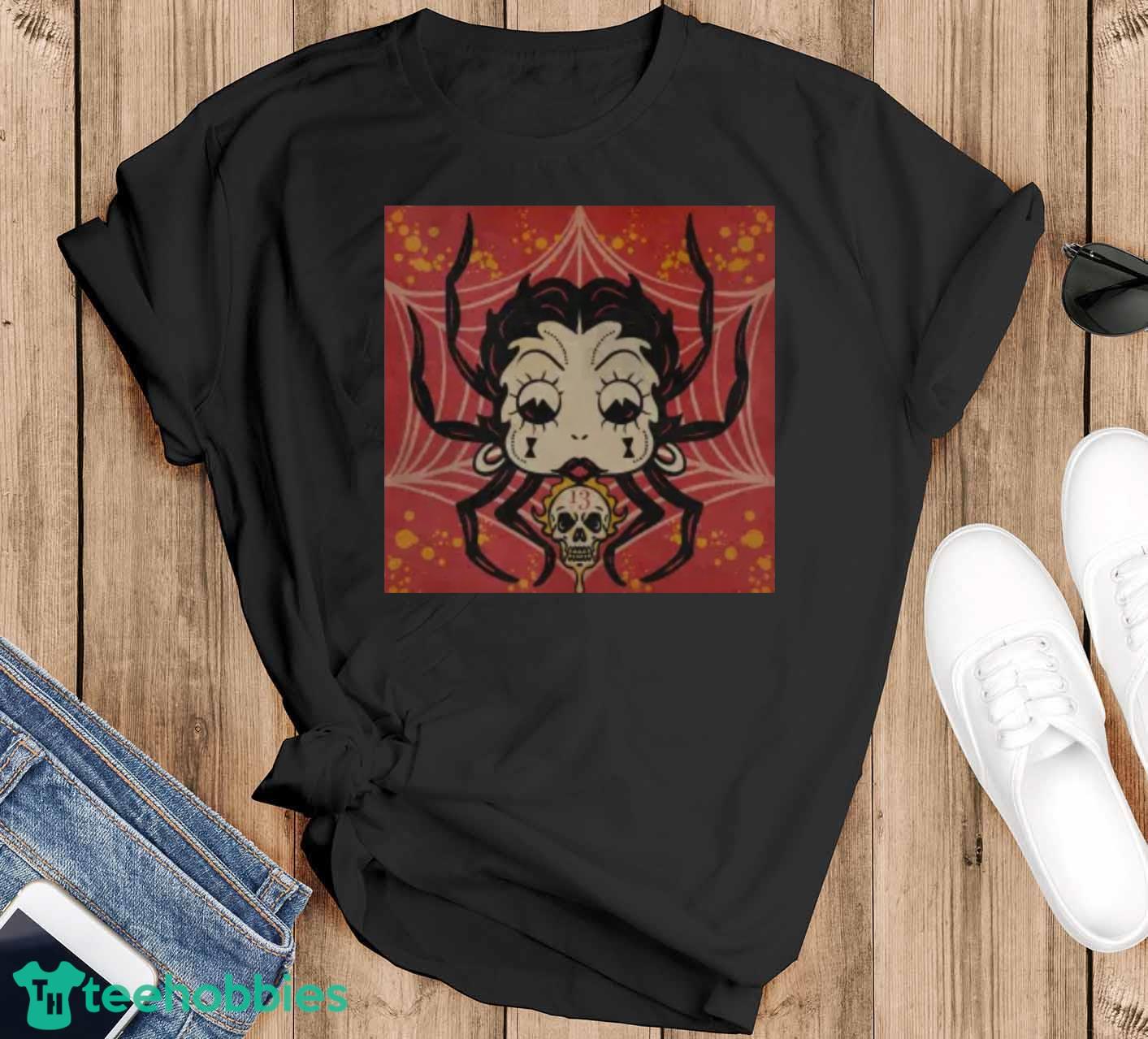 Betty Boop Hallowen Funny T-Shirt Trending 2023 - Black T-Shirt