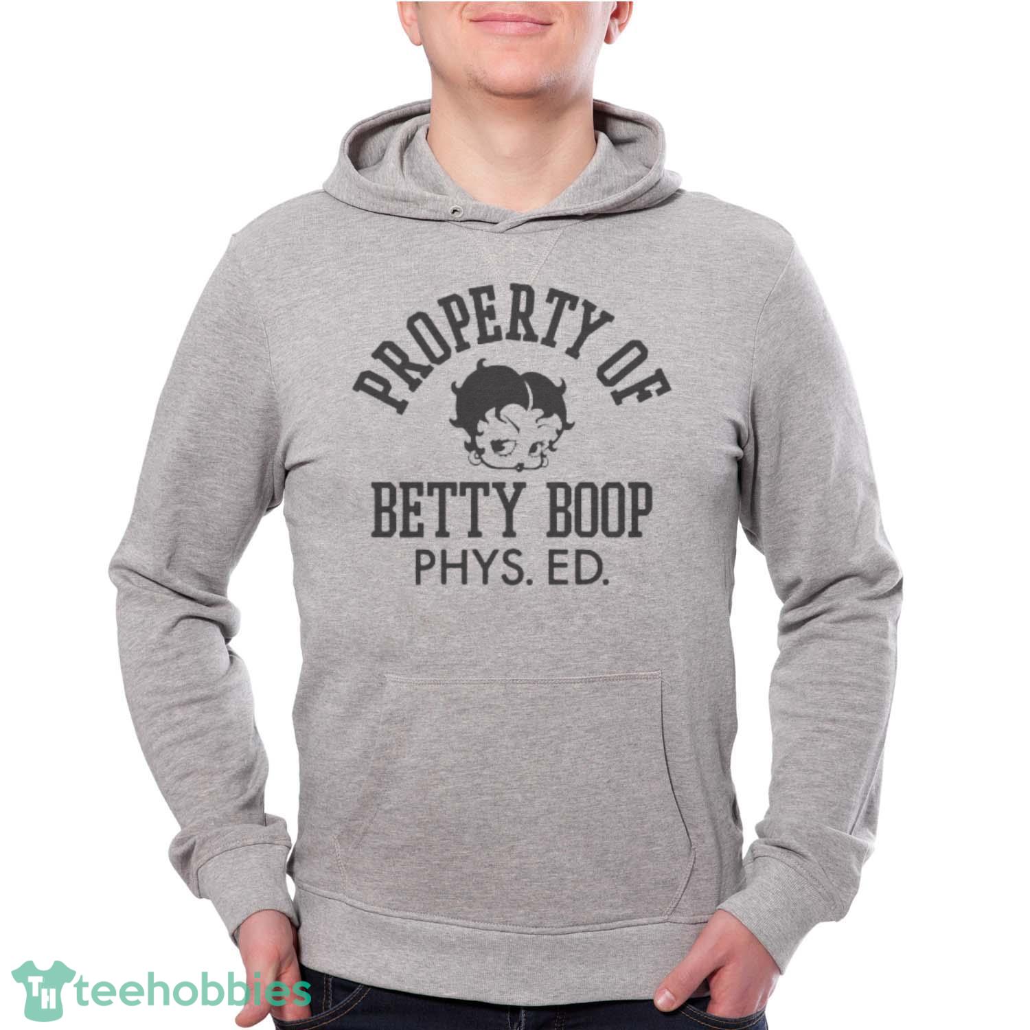 Betty Boop  Phys. Ed. T-Shirt Trending 2023 - Grey Unisex Hoodie