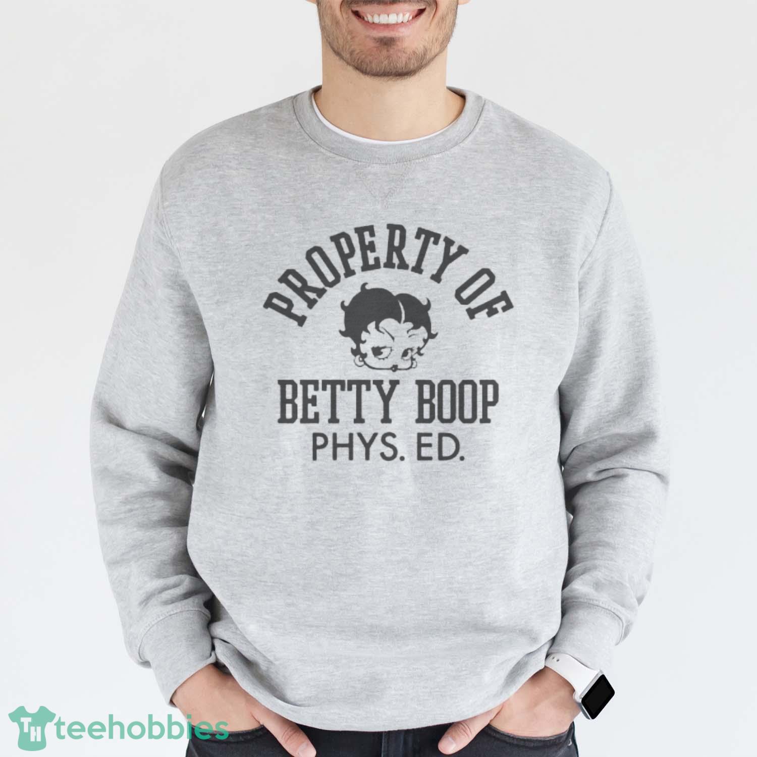 Betty Boop  Phys. Ed. T-Shirt Trending 2023 - Grey Sweatshirt