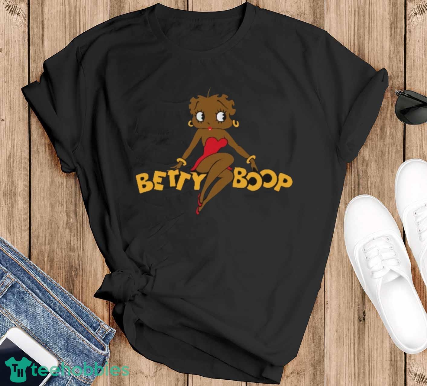 Betty Boop T-Shirt For Men Women And Youth - Black T-Shirt