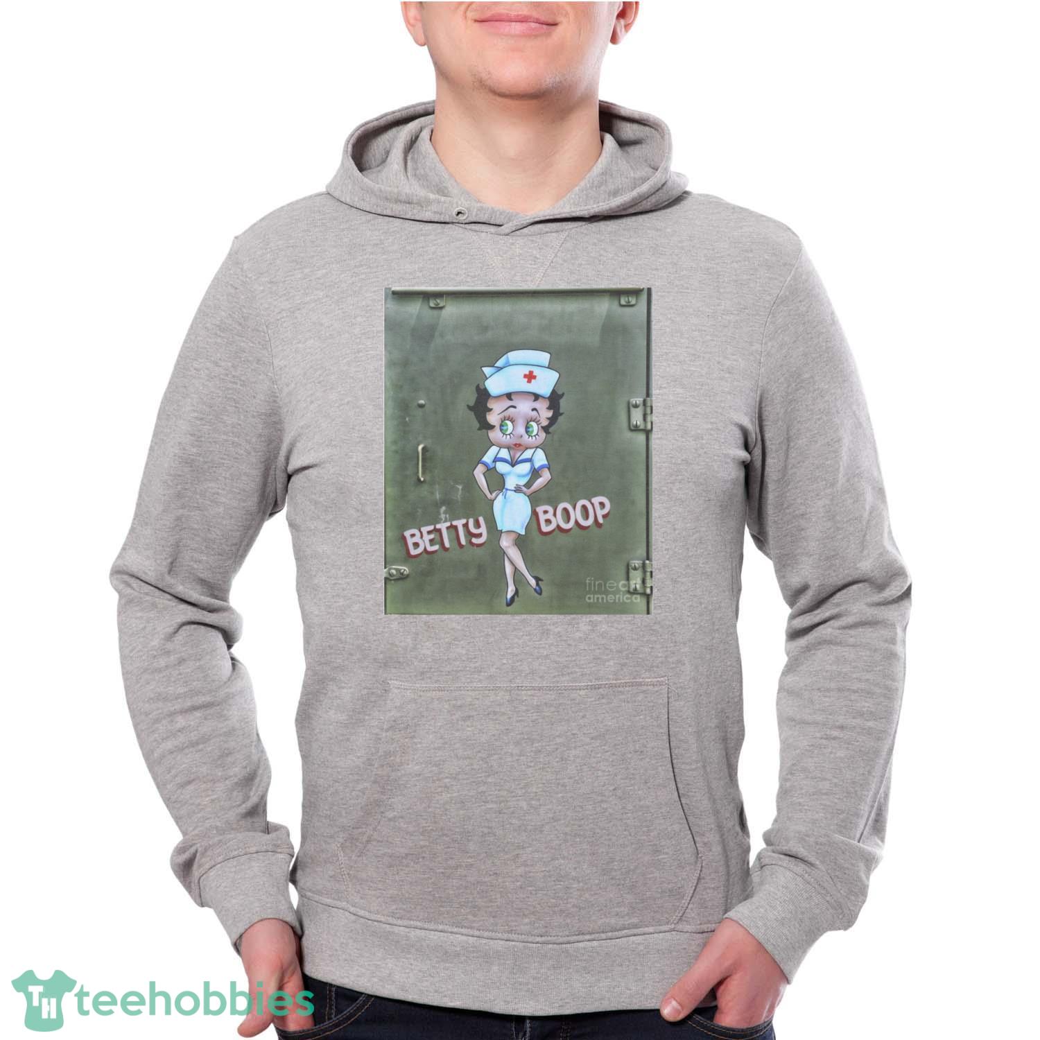 BettyBoopAsANursePaulWard Shirt - Grey Unisex Hoodie