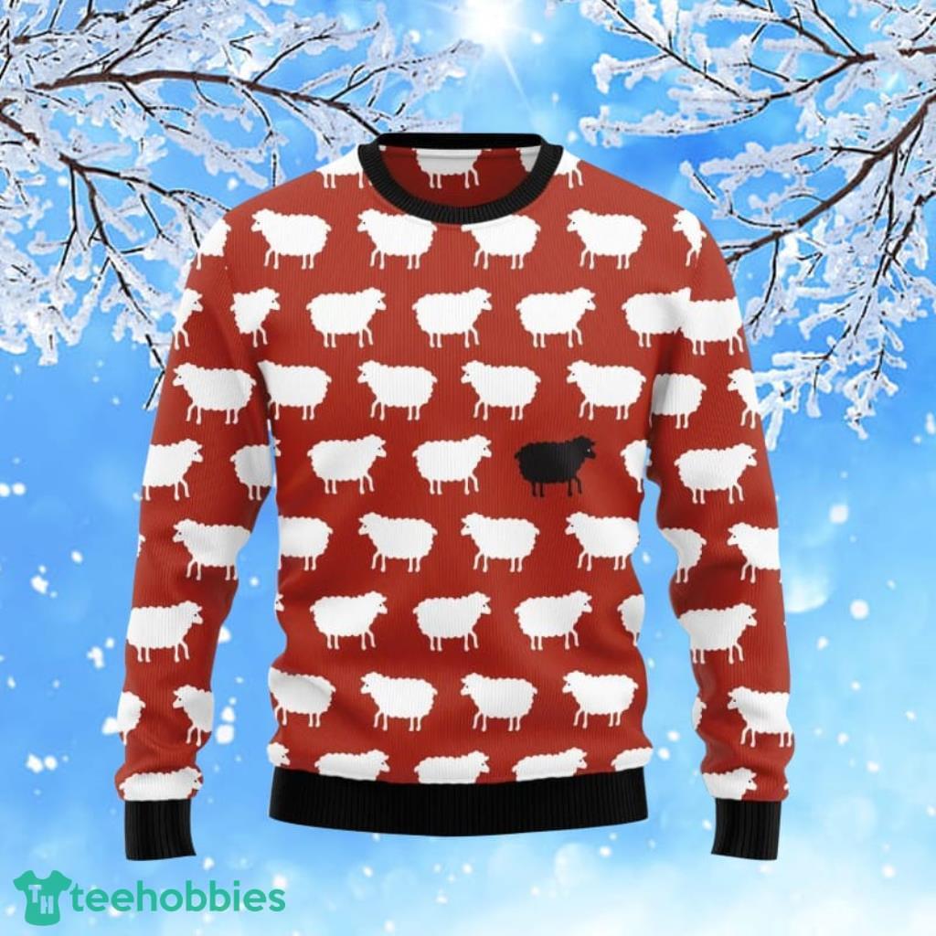 Black and white outlet christmas sweater mens