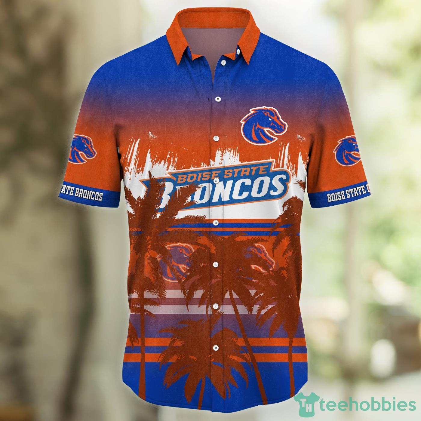Boise State Broncos Coconut Tropical Hawaiian Shirt And Short Product Photo 2