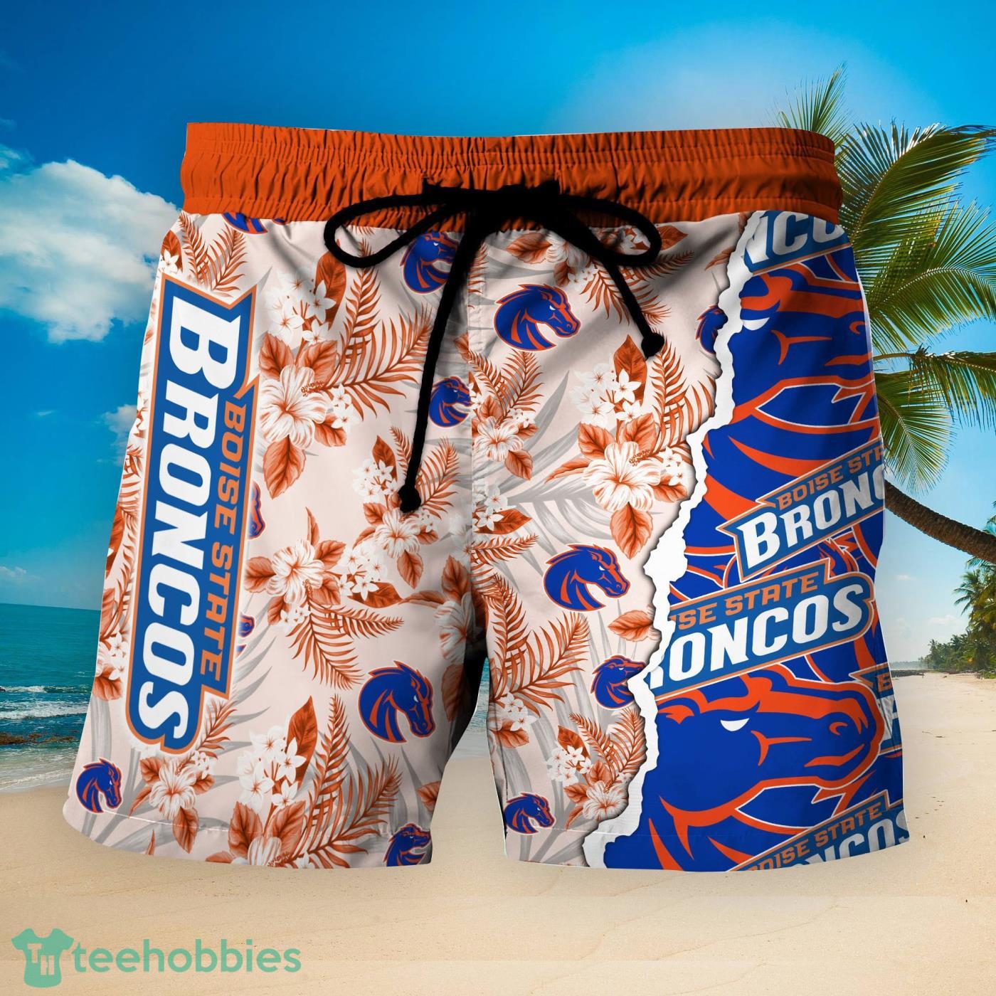 Boise State Broncos Sport Fans Mickey Hawaiian Shirt And Shorts