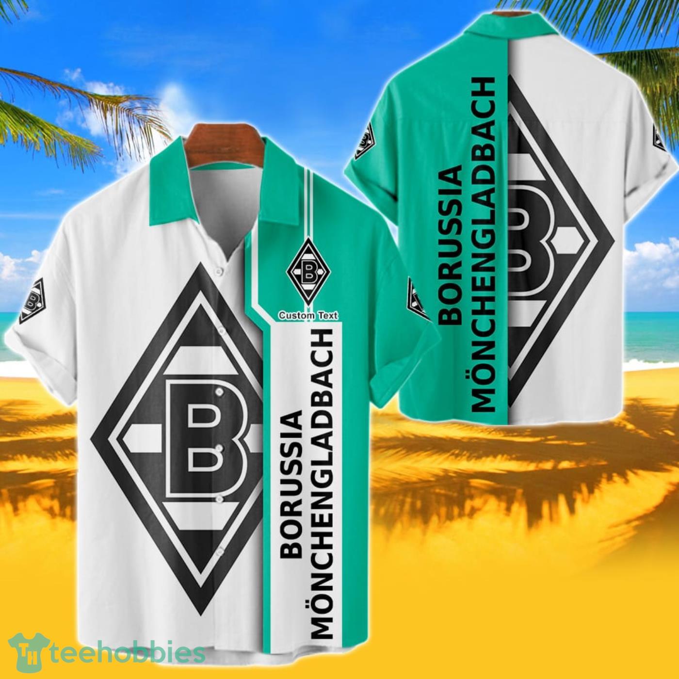 Borussia Monchengladbach Hawaiian Shirt Custom Name 3D Short Sleeve Shirt Product Photo 1