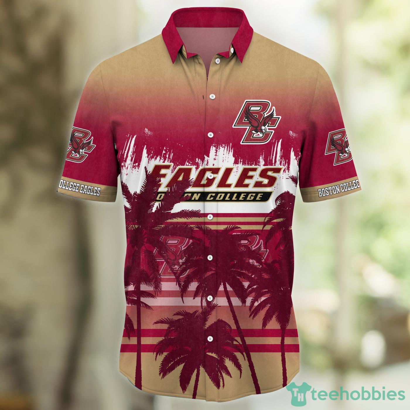 Boston College Eagles Coconut Tropical Hawaiian Shirt And Short Product Photo 2