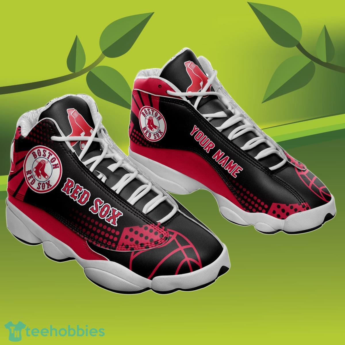 Boston Red Sox Custom Name Air Jordan 13 Sneakers Best Gift For Men And Women Product Photo 1