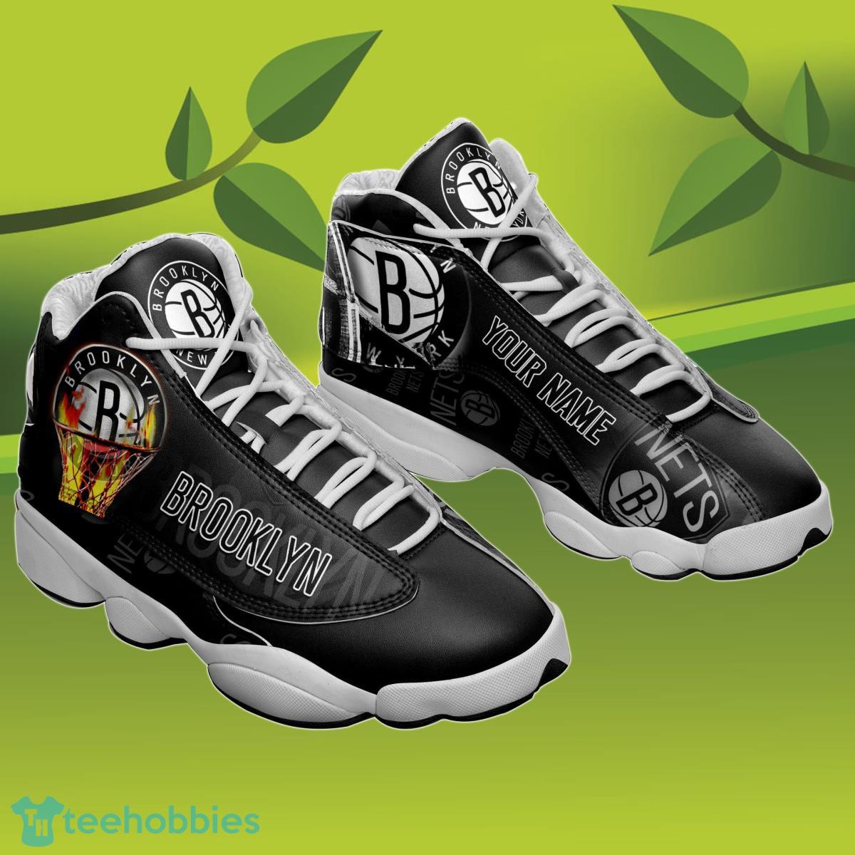 Brooklyn Nets Custom Name Air Jordan 13 Sneakers Unique Gift For Everyone Product Photo 1