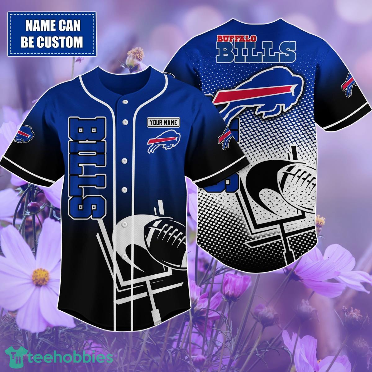 Buffalo Bills Custom name Baseball Shirt Best Gift For Men And Women