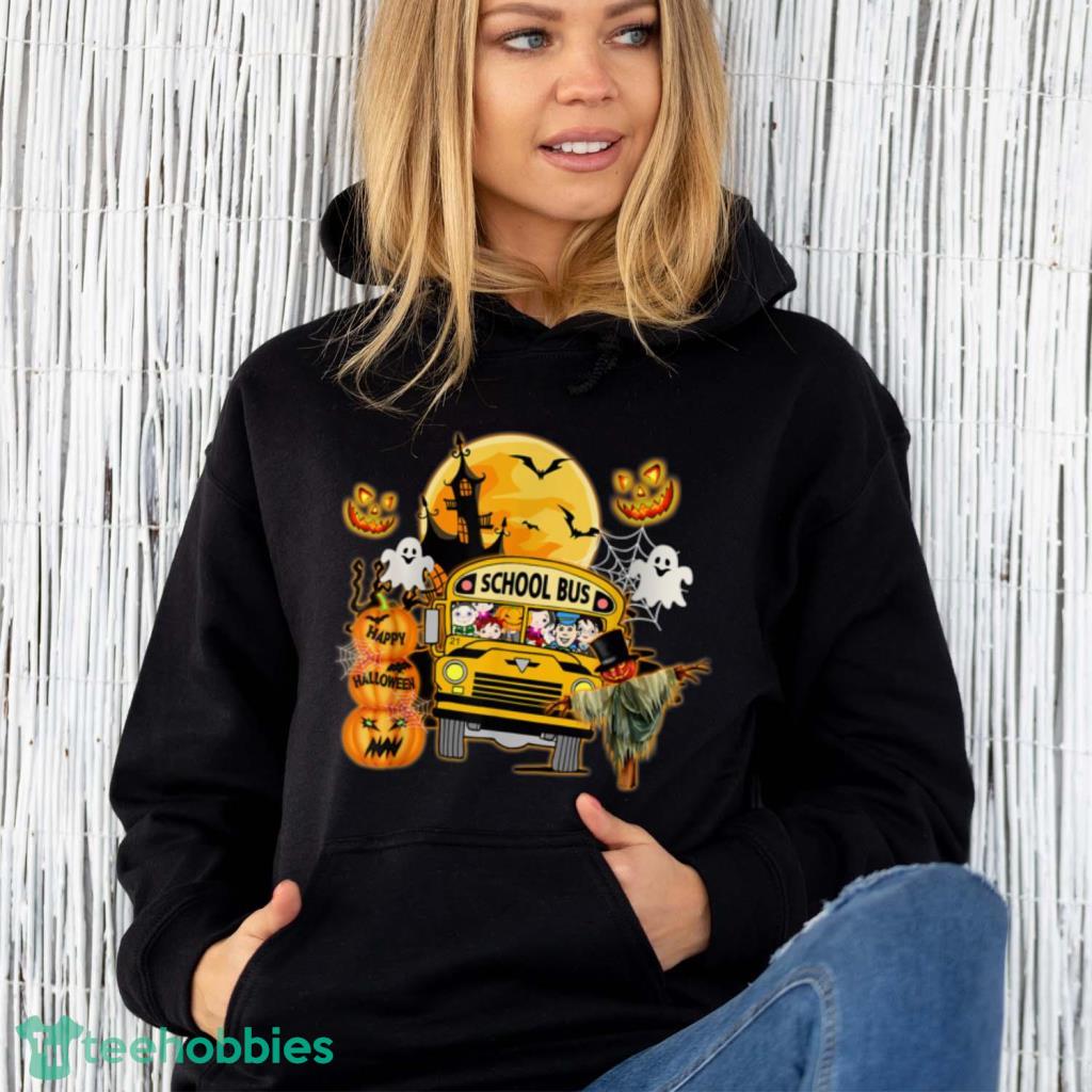 Bus Driver School Bus Halloween Costume With Pumpkin T Shirt Product Photo 6 Bus Driver School Bus Halloween Costume With Pumpkin T Shirt Product Photo 6