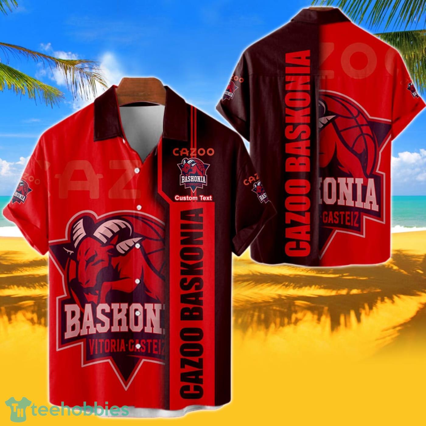 Casademont Zaragoza Hawaiian Shirt Custom Name 3D Short Sleeve Shirt Product Photo 1