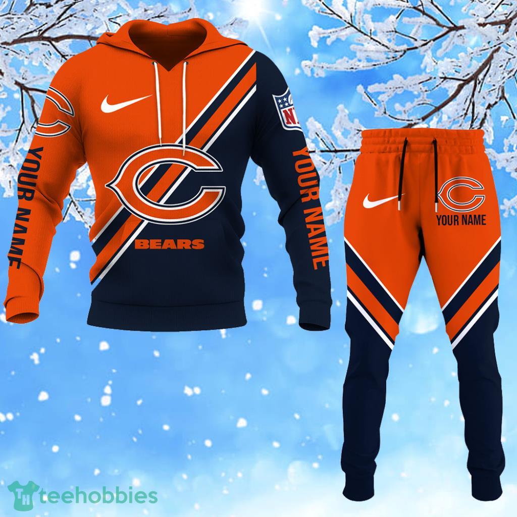 Chicago Bears NFL Personalized 3D Unisex Hoodie Long Pants 3D