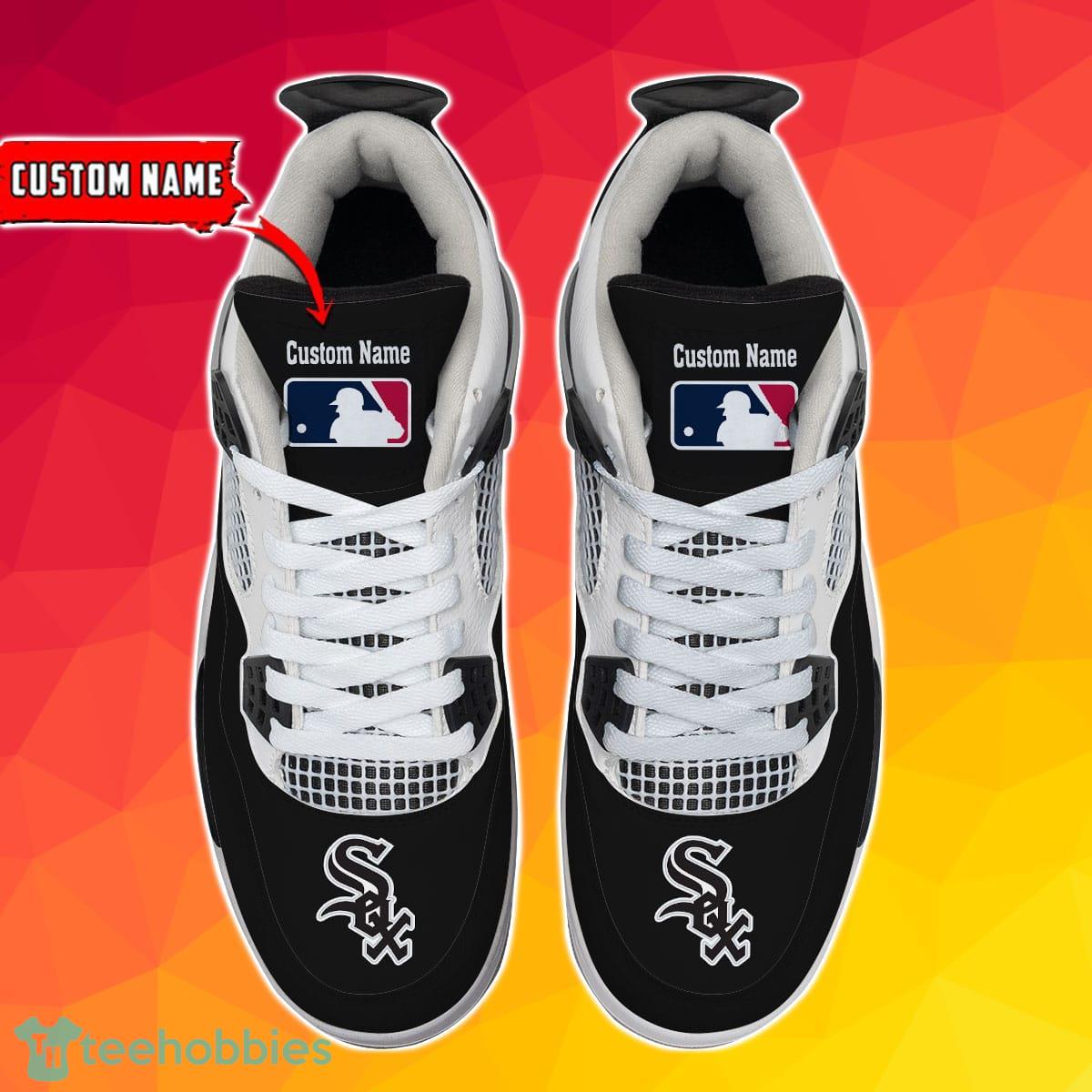 Chicago White Sox Personalized Air Jordan 4 Sneakers Best Gift For Men And Women Product Photo 2