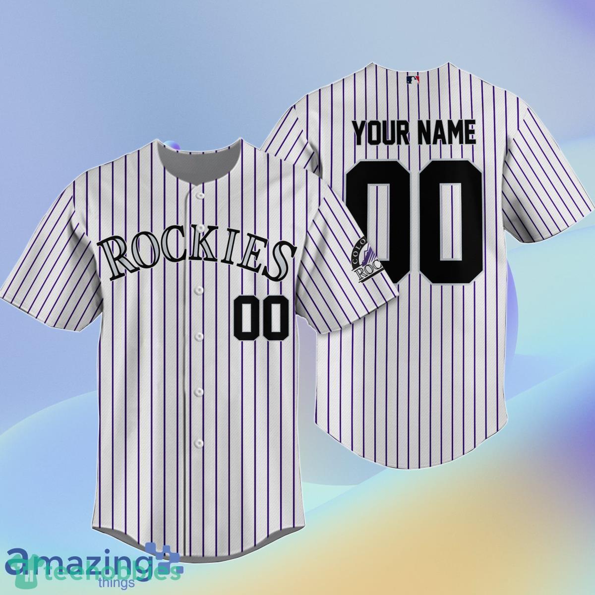Colorado Rockies Custom Name & Number Baseball Shirt Best Gift For Men And Women Product Photo 1