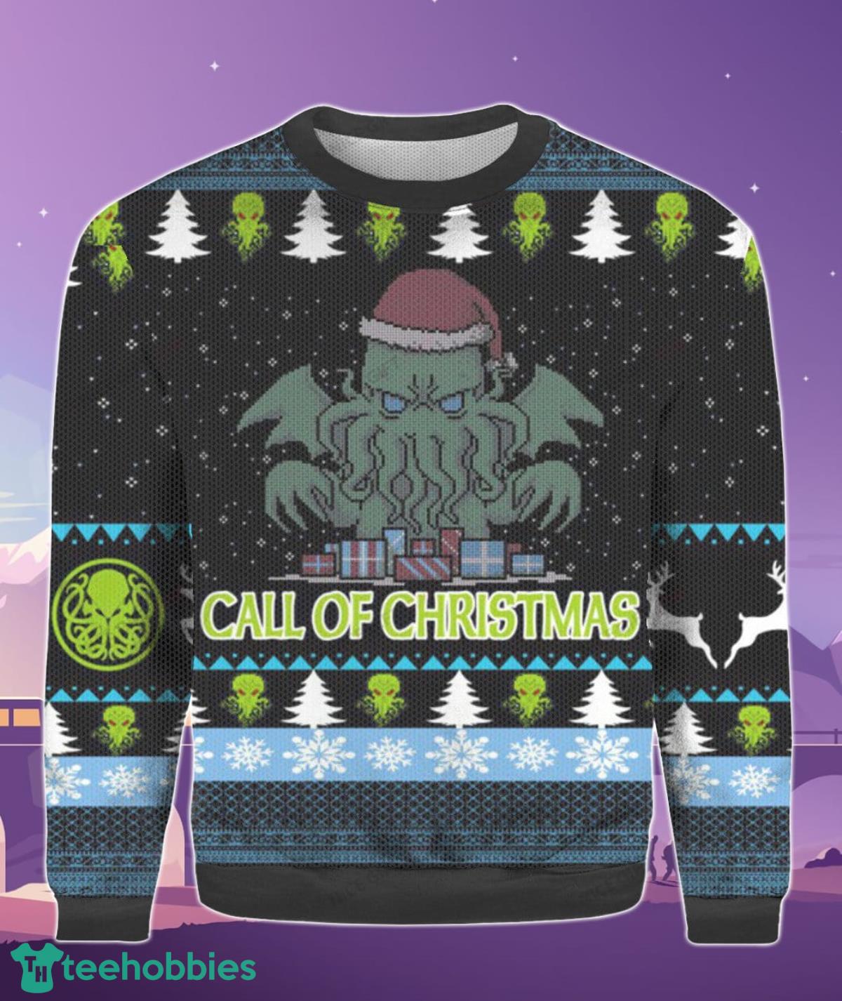 Cthulhu Call Of Christmas Sweater Best Gift For Men And Women Product Photo 2