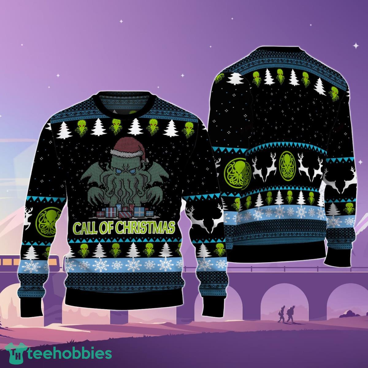 Cthulhu Call Of Christmas Sweater Best Gift For Men And Women Product Photo 1