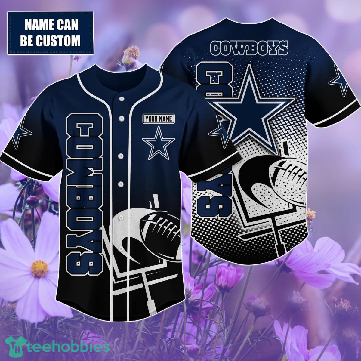 Dallas Cowboys Custom name Baseball Shirt Best Gift For Men And Women Product Photo 1