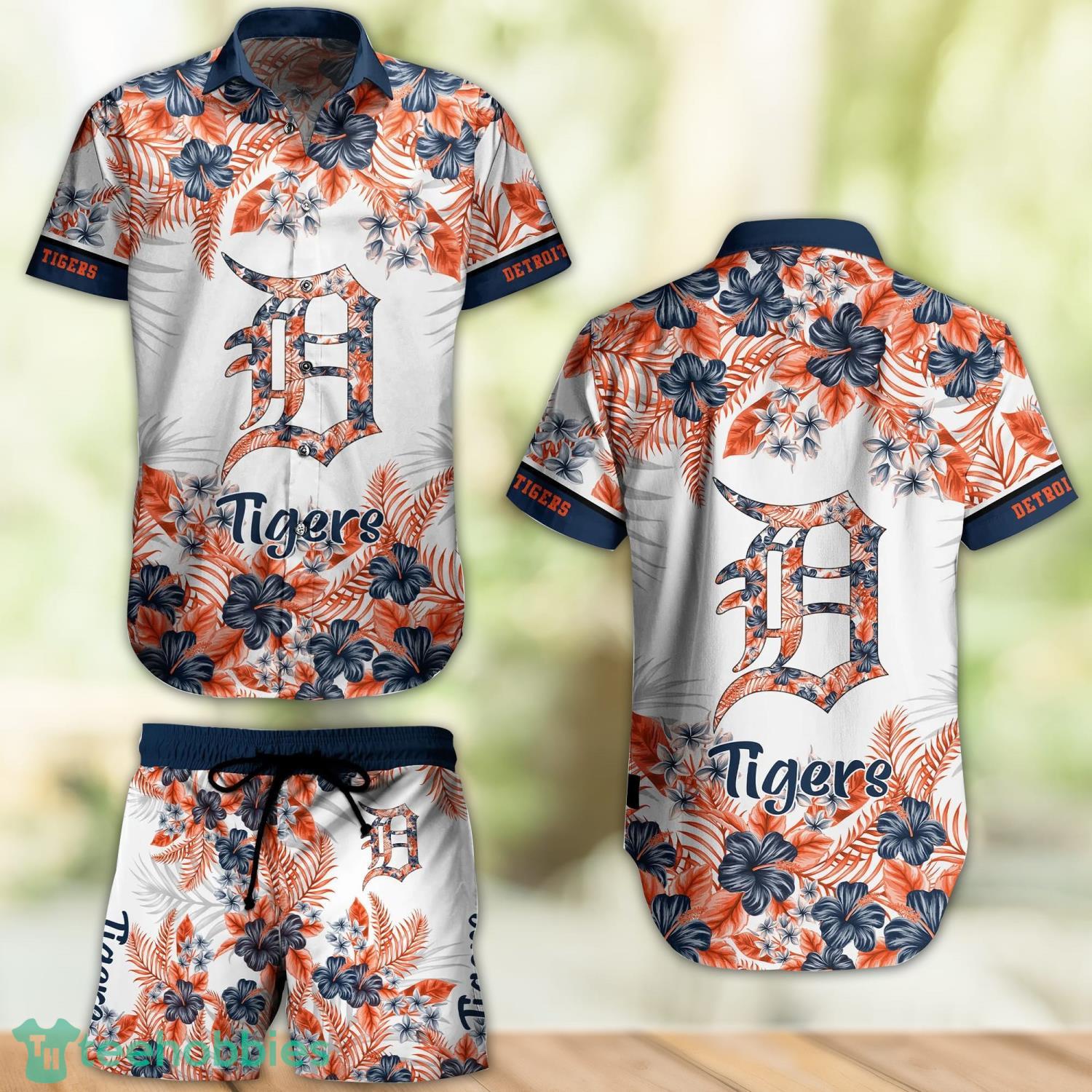 NEW FASHION 2023 Detroit Tigers Hawaiian Shirt flower summer gift for fans