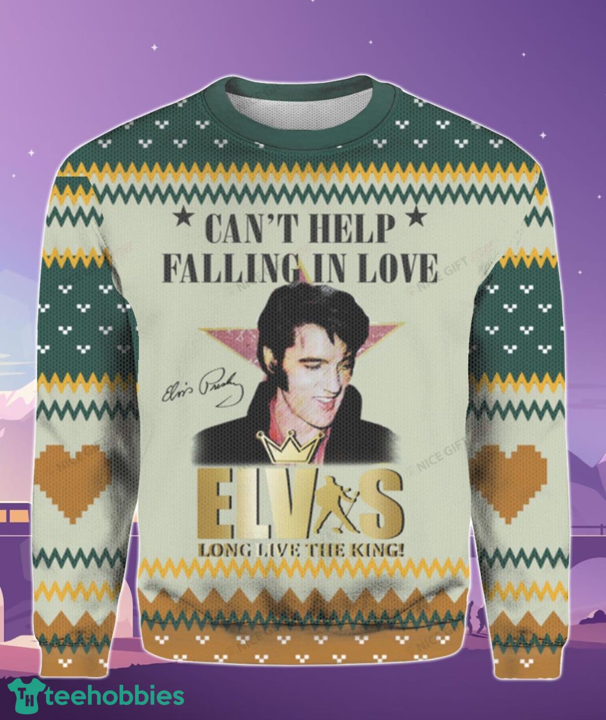 Elvis Presley Can’t Help Falling In Love Sweater Best Gift For Men And Women Product Photo 2