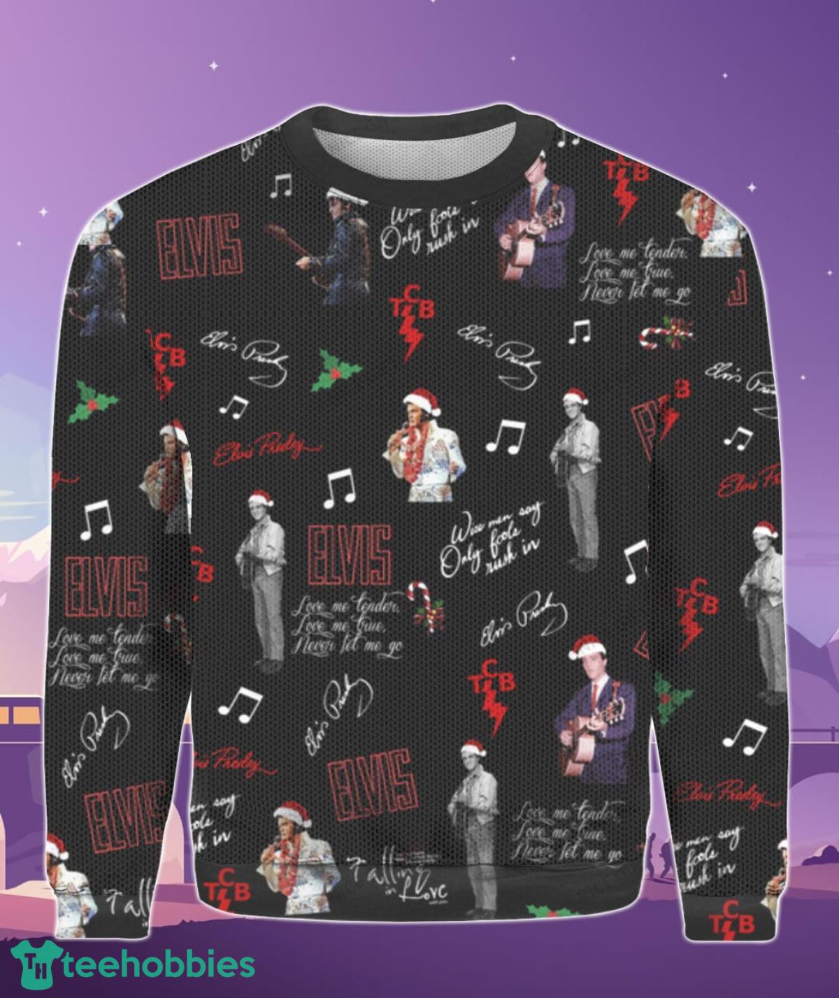Elvis Presley Christmas Sweater Best Gift For Men And Women Product Photo 2