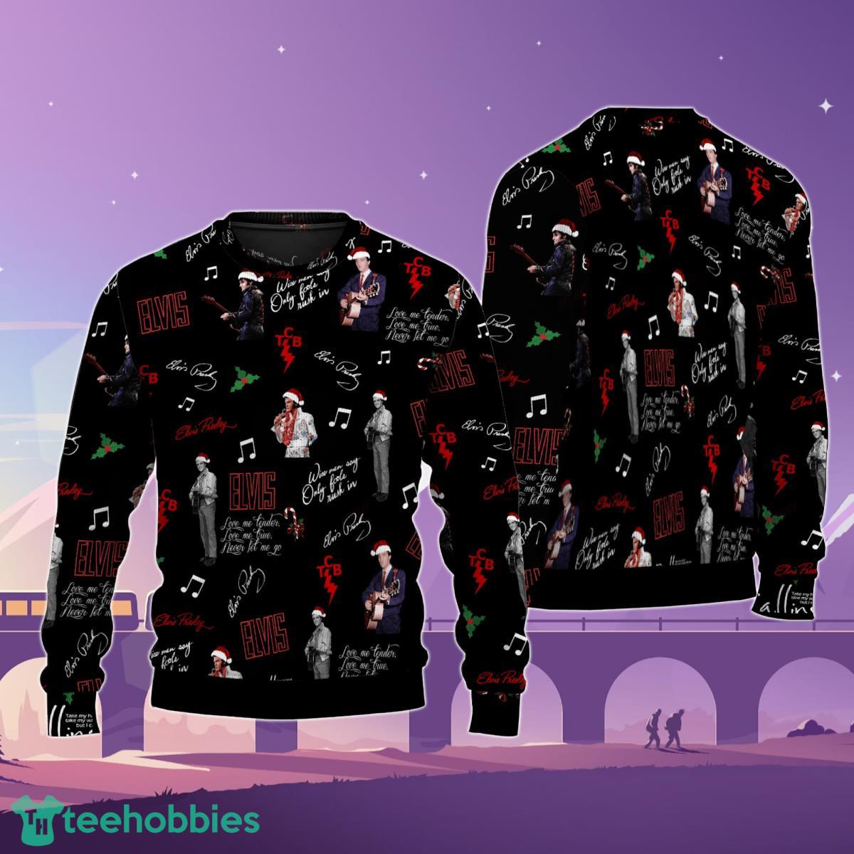 Elvis Presley Christmas Sweater Best Gift For Men And Women Product Photo 1