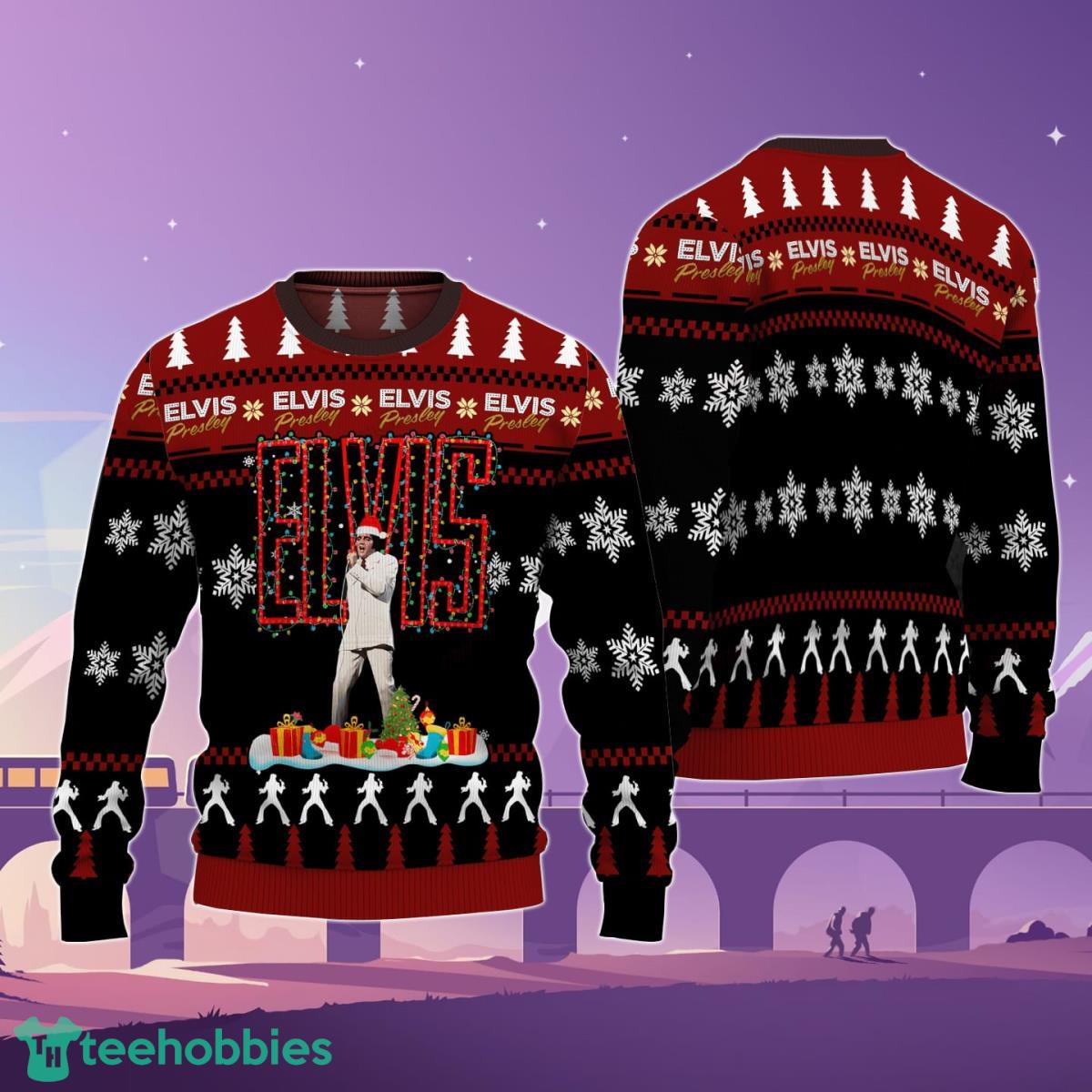 Elvis Presley Christmas Sweater Special Gift For Men And Women Product Photo 1