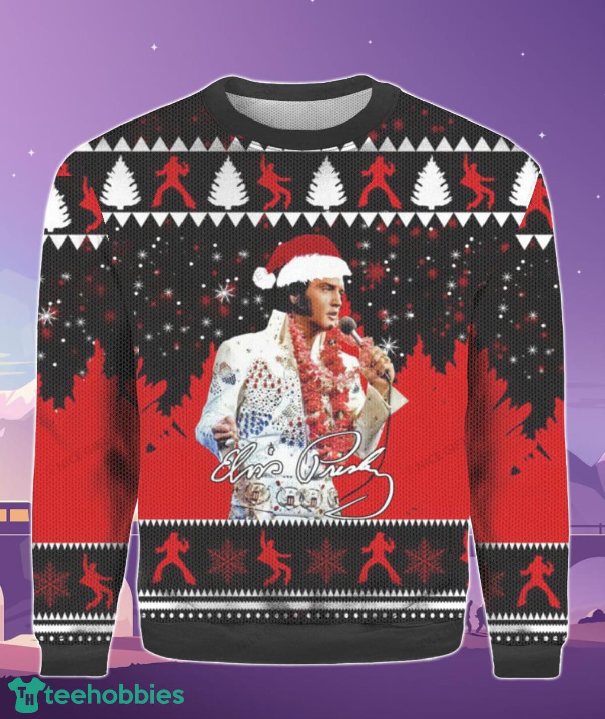 Elvis Presley Christmas Sweater Unique Gift For Men And Women Product Photo 2