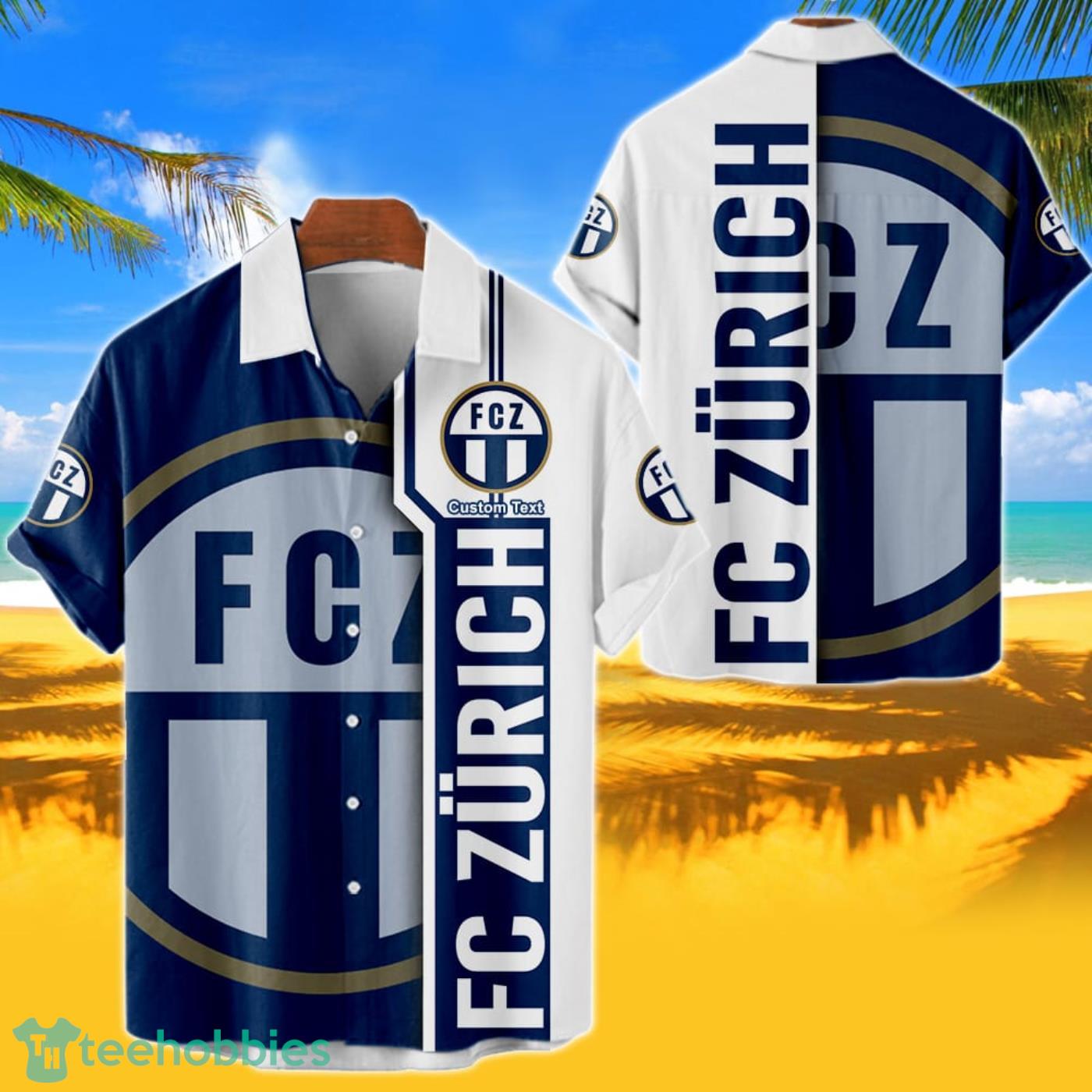 FC Zurich Hawaiian Shirt Custom Name For Men And Women Product Photo 1