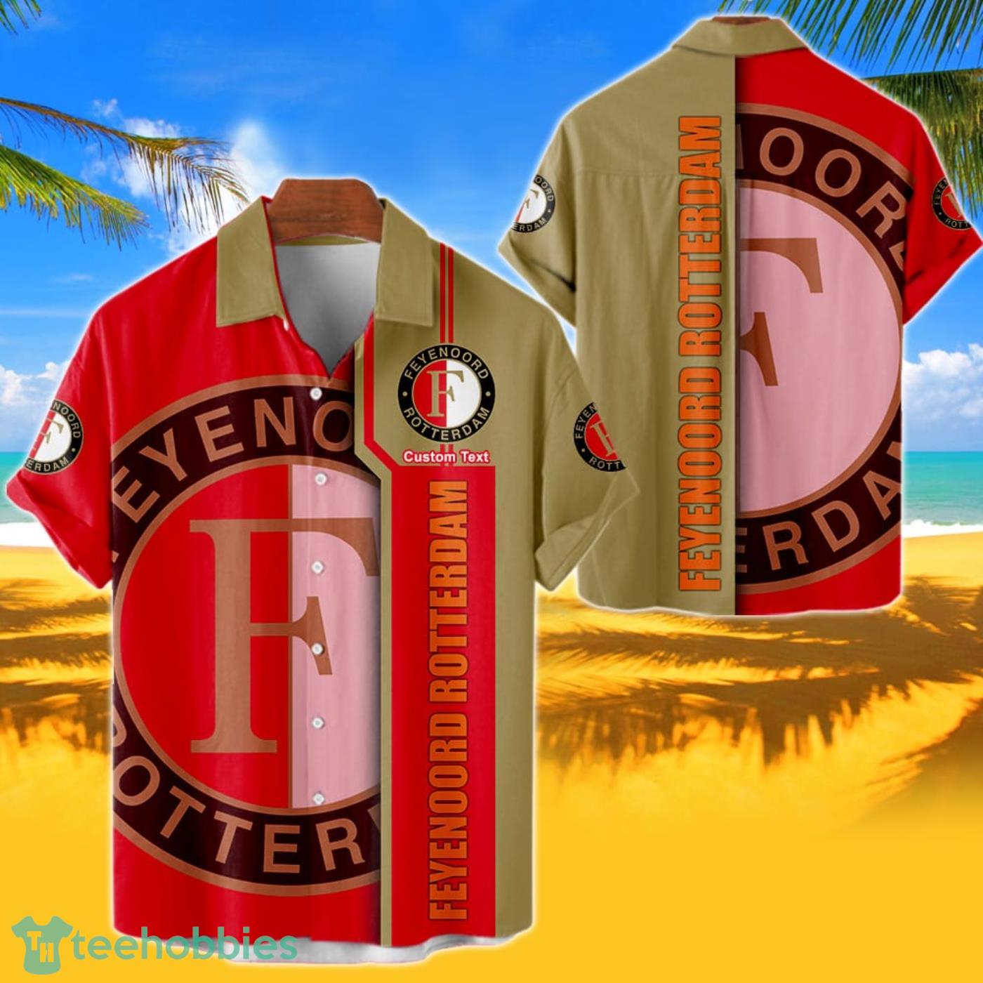 Feyenoord Rotterdam Hawaiian Shirt Custom Name For Men And Women Product Photo 1