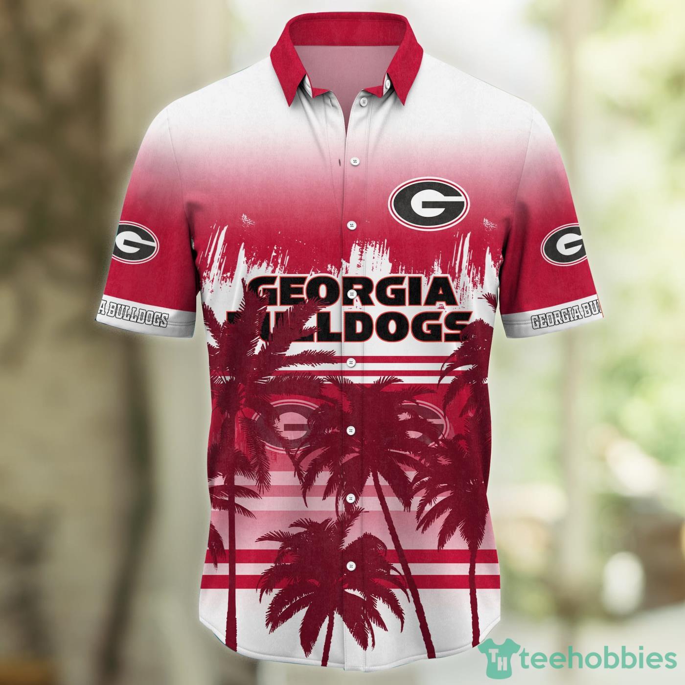 Georgia Bulldogs Coconut Tropical Hawaiian Shirt And Short Product Photo 2