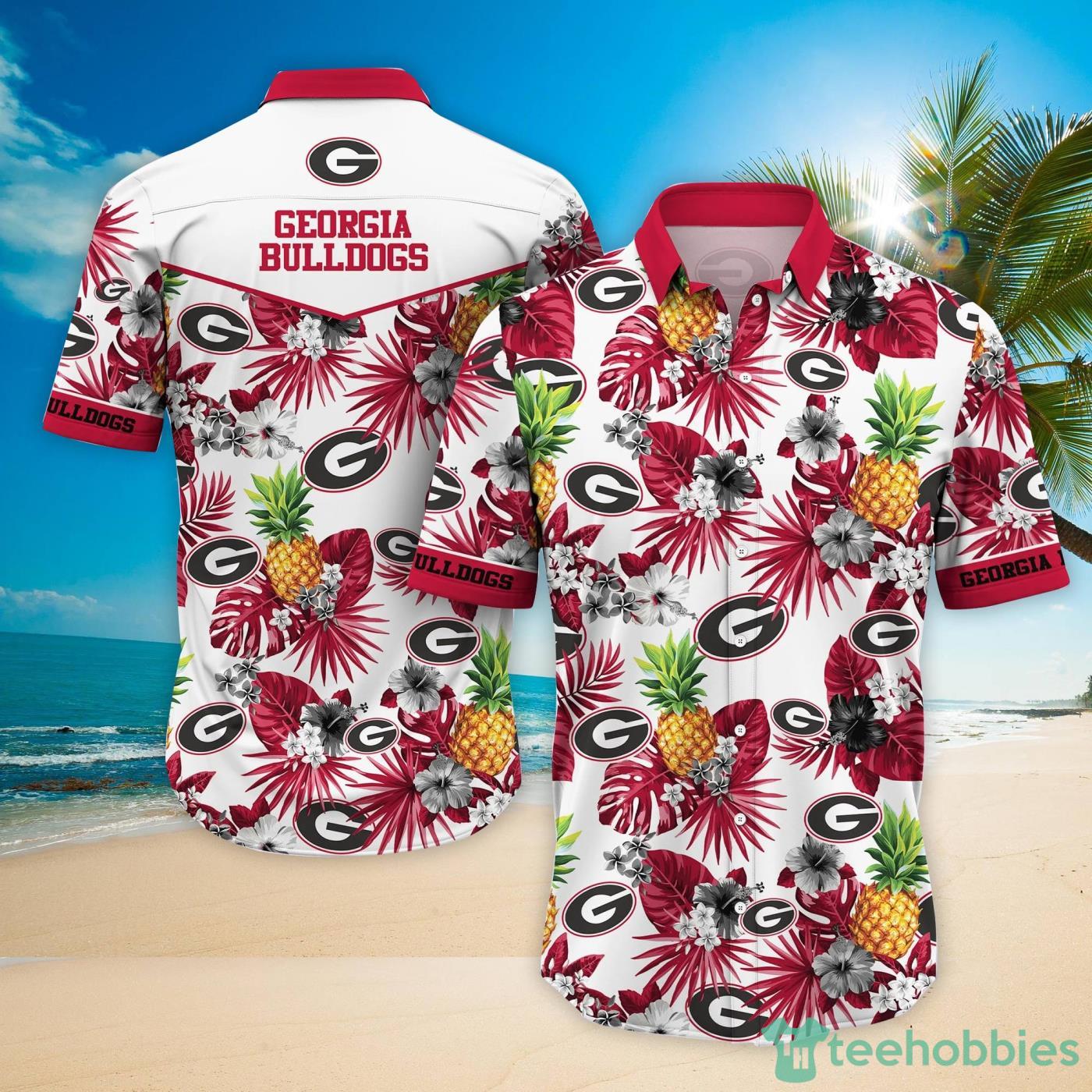 GEORGIA BULLDOGS Hawaiian Shirt And Short Set Gift Men Women