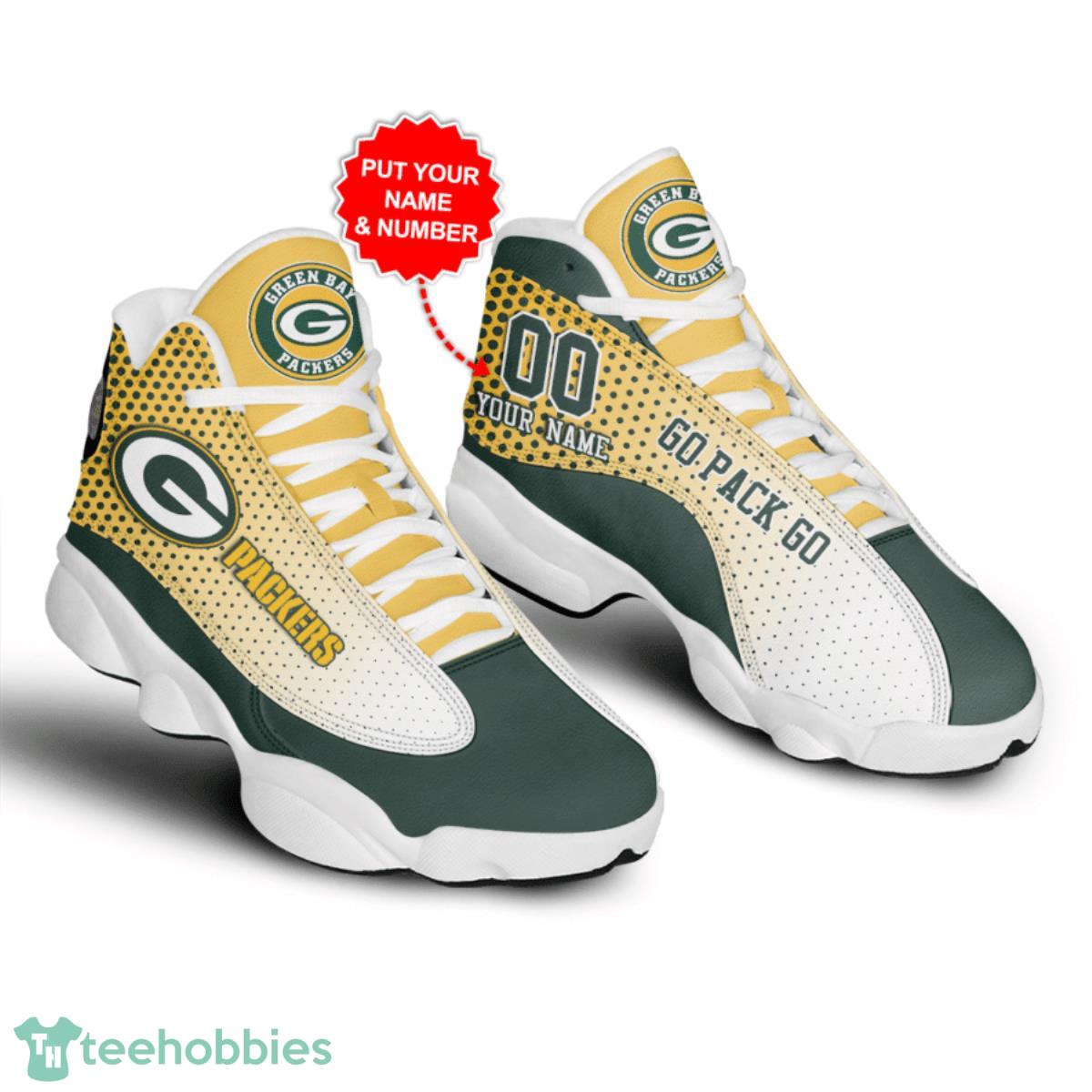Green Bay Packers Jordan 13 Sneakers Custom Name Best Gift For Men And Women Product Photo 2