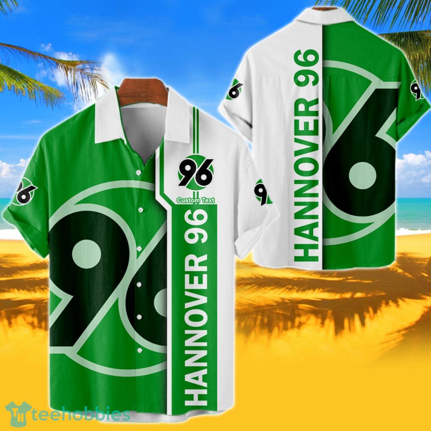 Hannover 96 Hawaiian Shirt Custom Name 3D Short Sleeve Shirt Product Photo 1