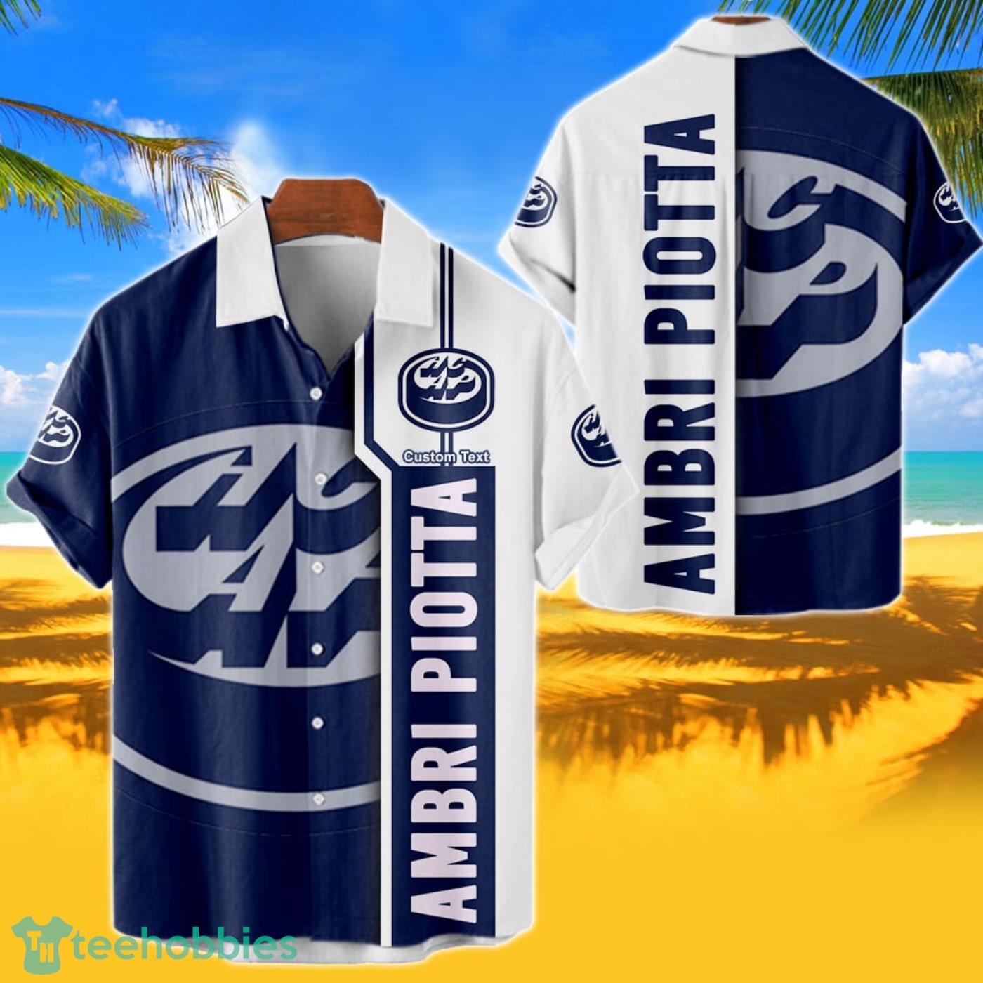 HC Ambrì-Piotta Hawaiian Shirt Custom Name 3D Short Sleeve Shirt Product Photo 1