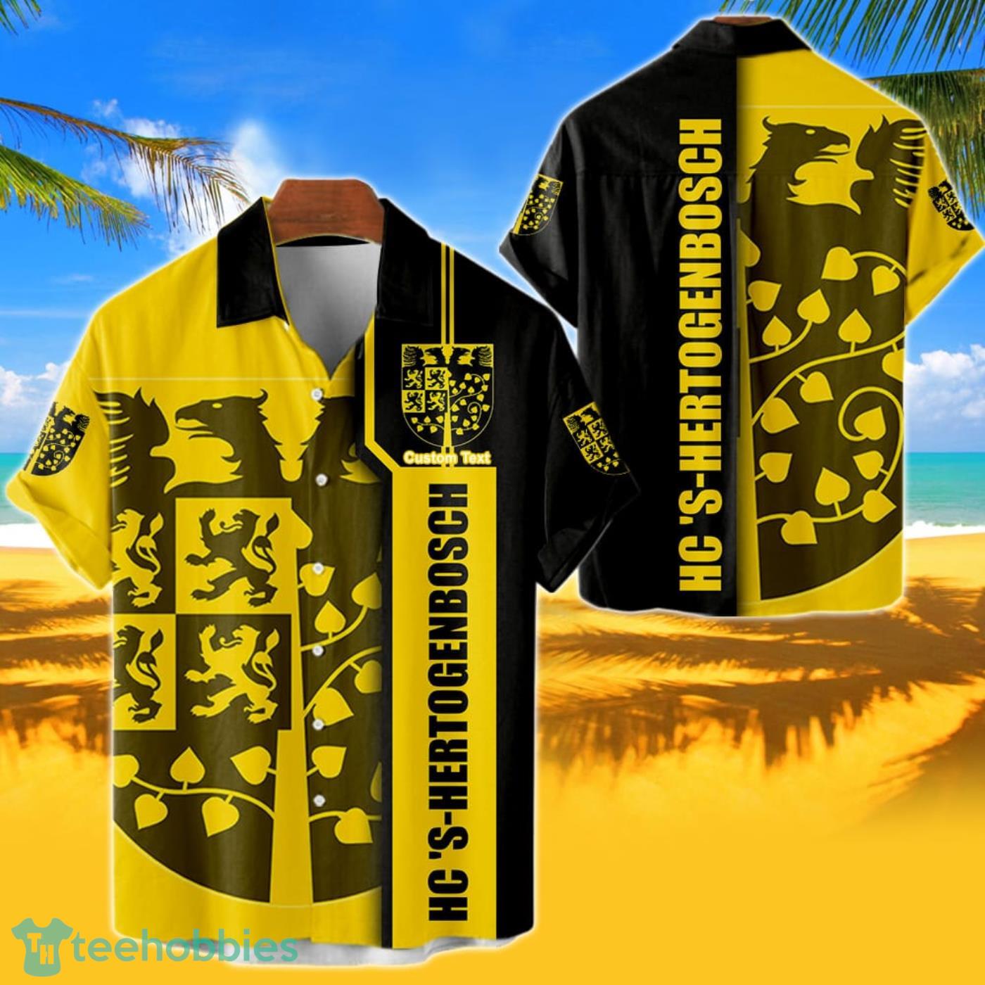 HC ‘s-Hertogenbosch Hawaiian Shirt Custom Name 3D Short Sleeve Shirt Product Photo 1