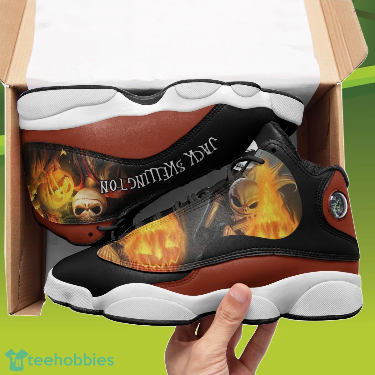 Jack Skellington Air Jordan 13 Sneakers Unique Gift For Men And Women Product Photo 2