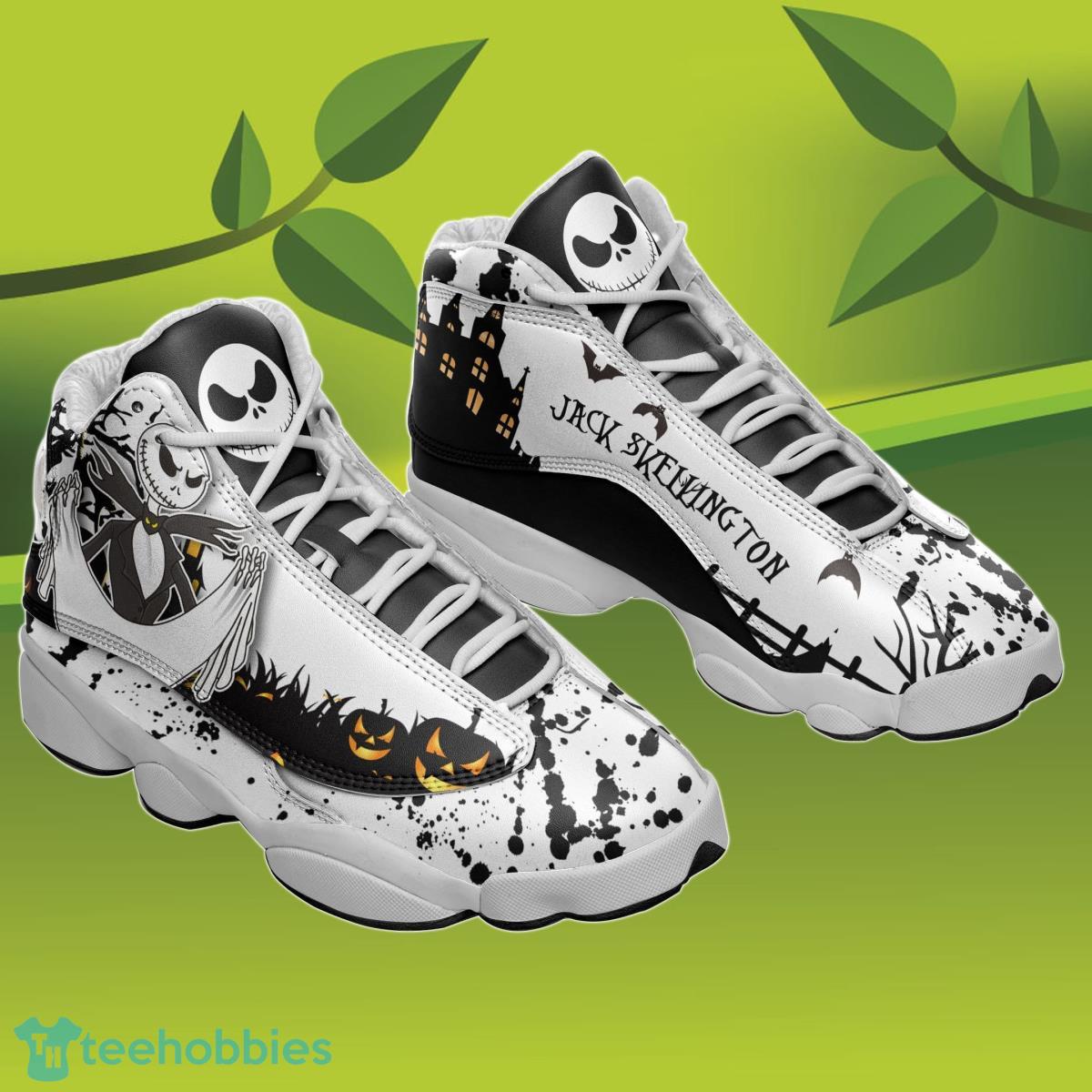 Jack Skellington Halloween Air Jordan 13 Sneakers Best Gift For Family Product Photo 1