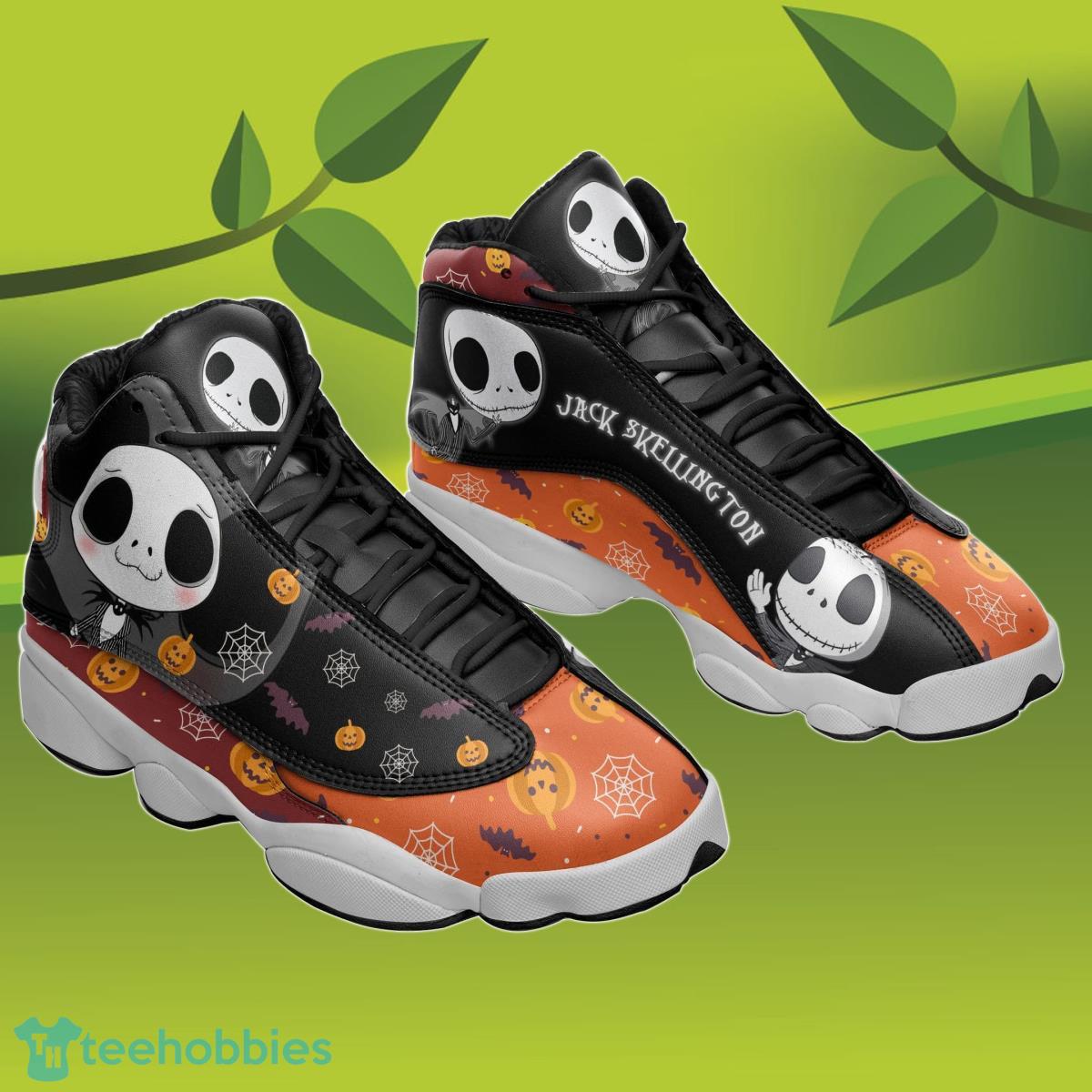 Jack Skellington Halloween Air Jordan 13 Sneakers Unique Gift For Young People Product Photo 2