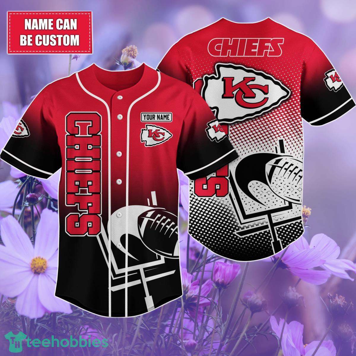Kansas City Chiefs Custom name Baseball Shirt Best Gift For Men And Women Product Photo 1