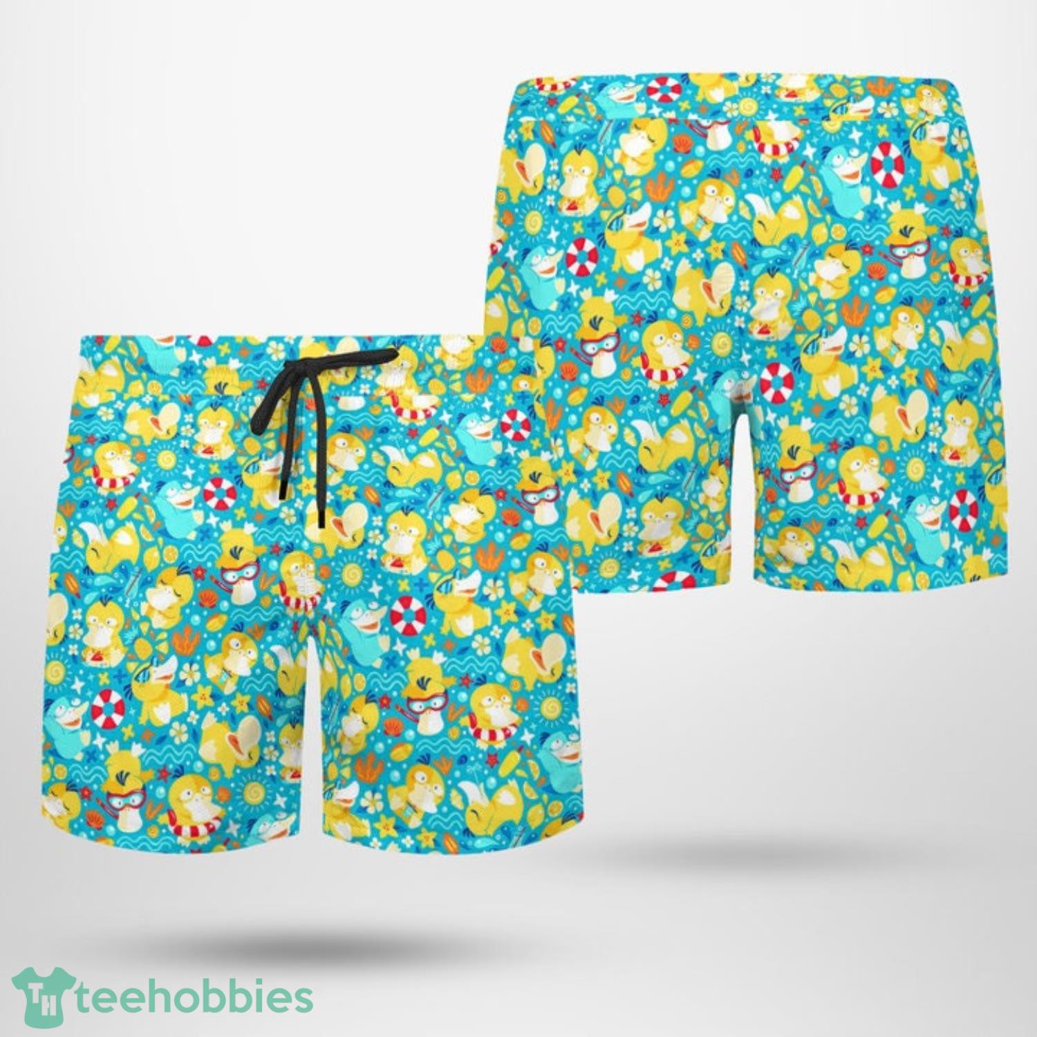 Pokemon Blue Color 3D Pikachu Lover Hawaiian Shirt And Shorts