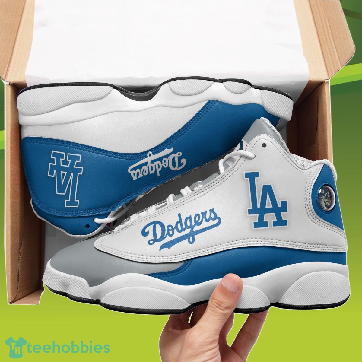 Los Angeles Dodgers Air Jordan 13 Sneakers Best Gift For Men And Women Product Photo 1