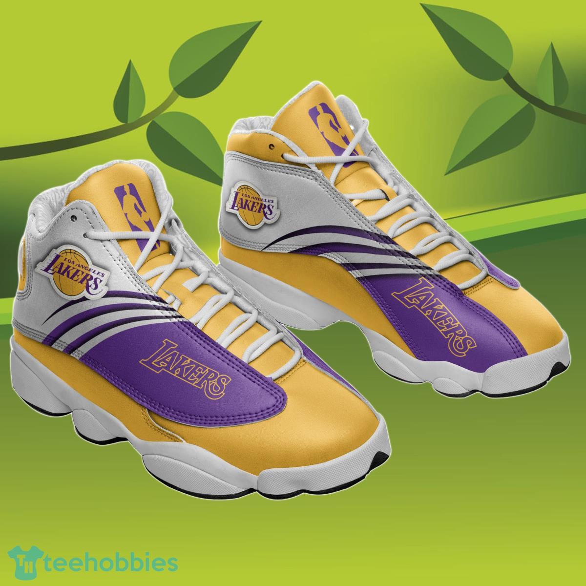 Los Angeles Lakers Air Jordan 13 Sneakers Best Gift For Men And Women Product Photo 2