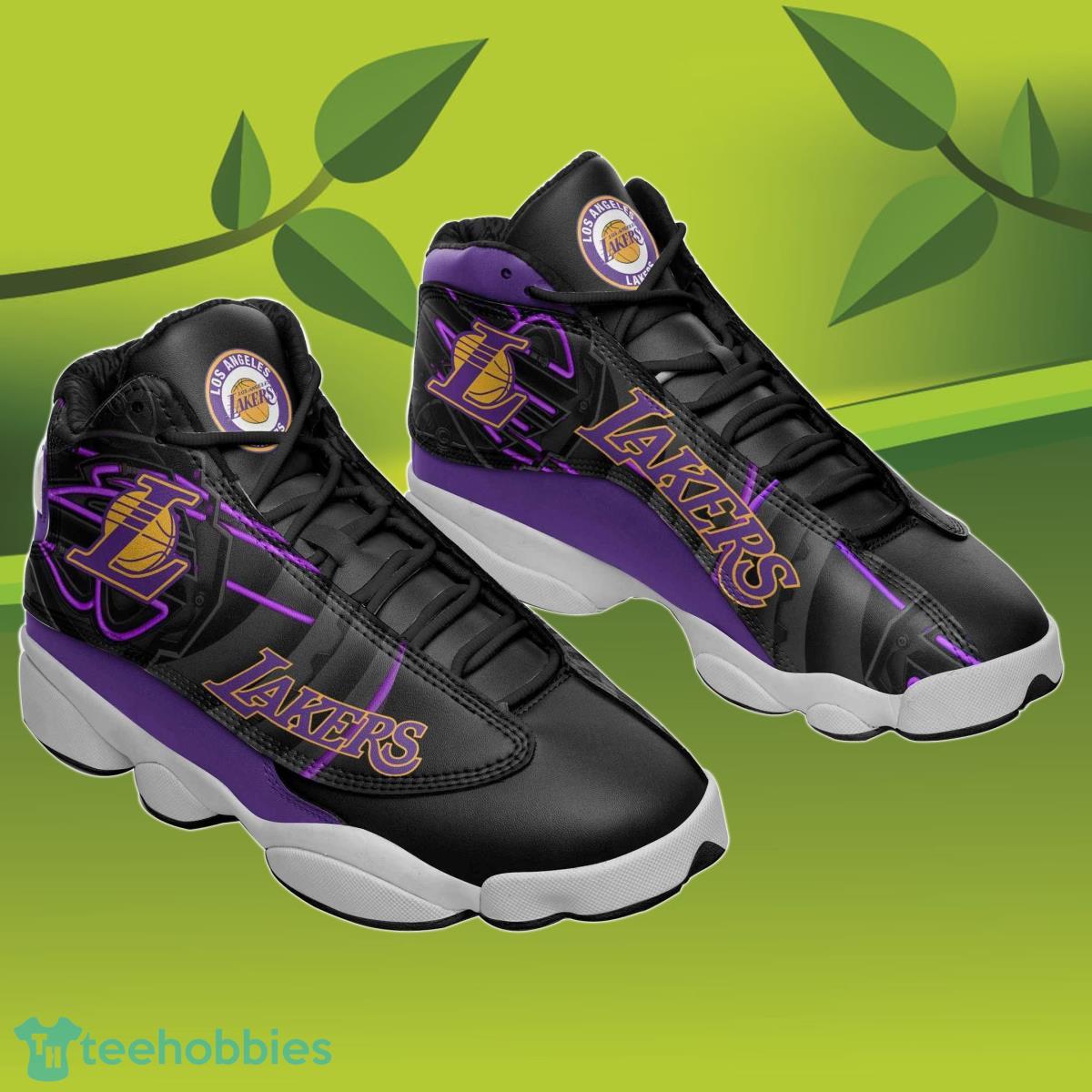 Los Angeles Lakers Air Jordan 13 Sneakers Style Gift For Men And Women Product Photo 2