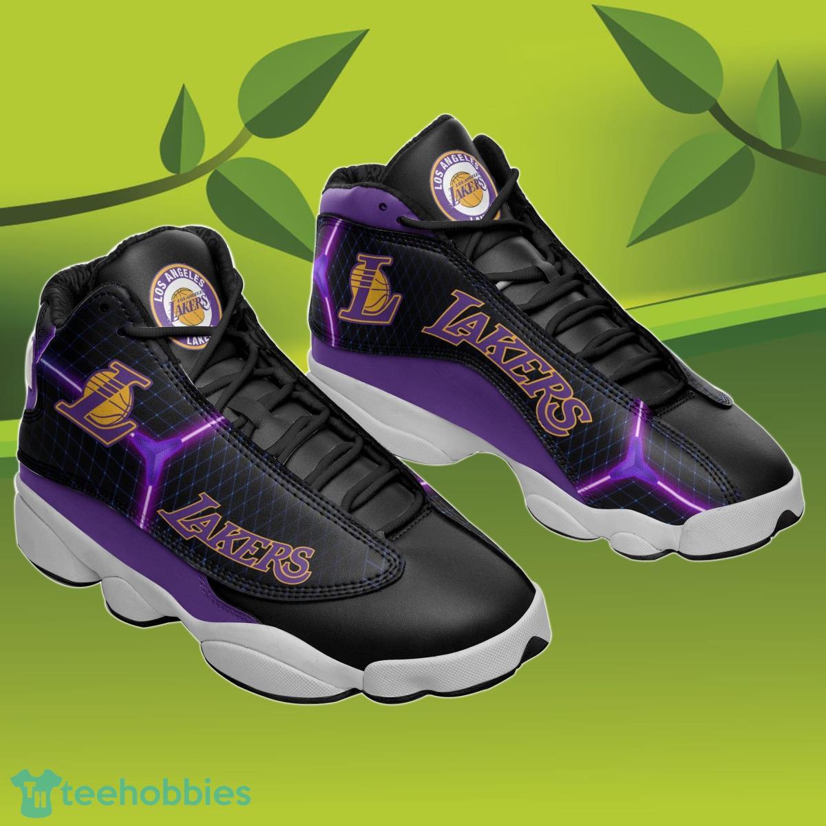 Los Angeles Lakers Air Jordan 13 Sneakers Unique Gift For Men And Women Product Photo 2