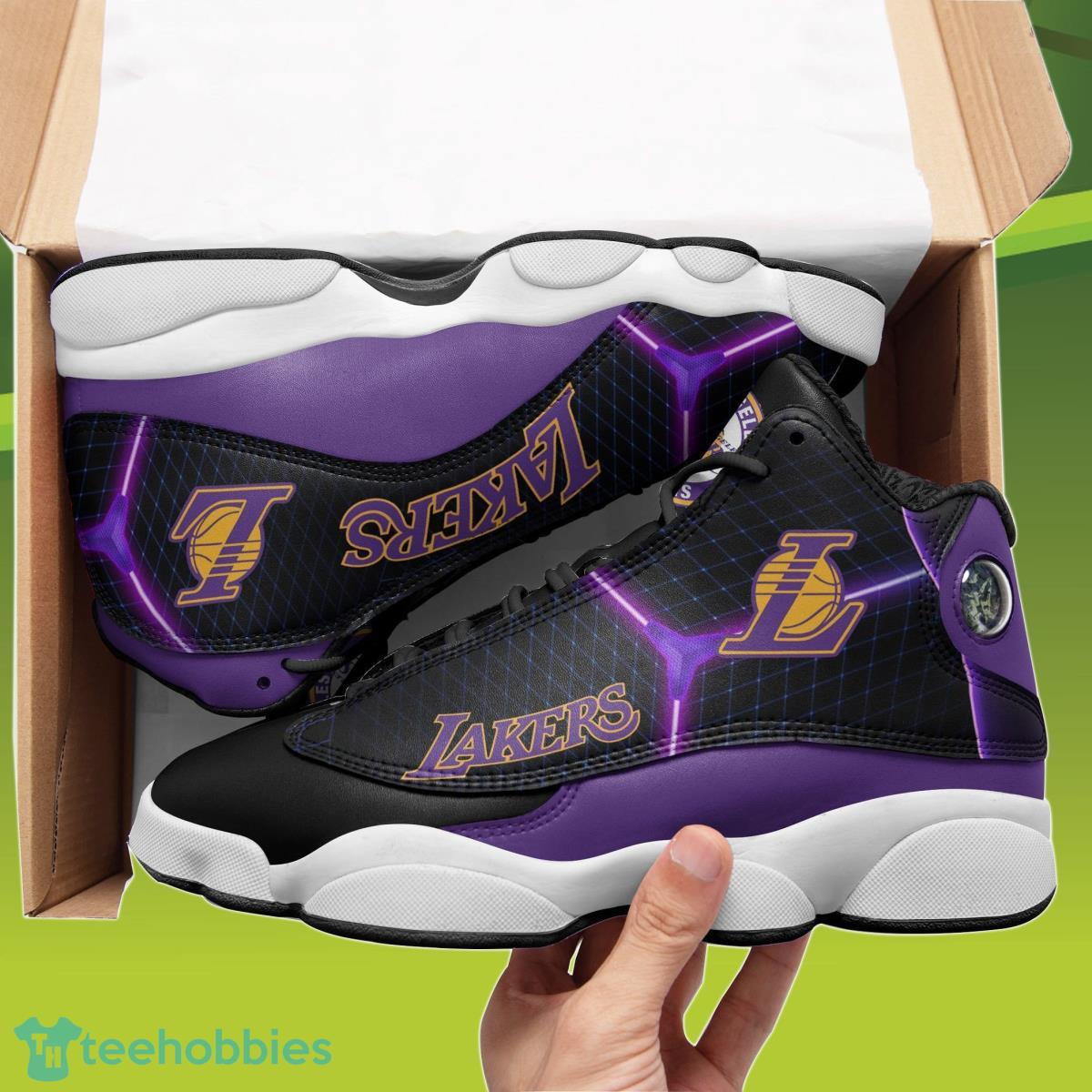 Los Angeles Lakers Air Jordan 13 Sneakers Unique Gift For Men And Women Product Photo 1