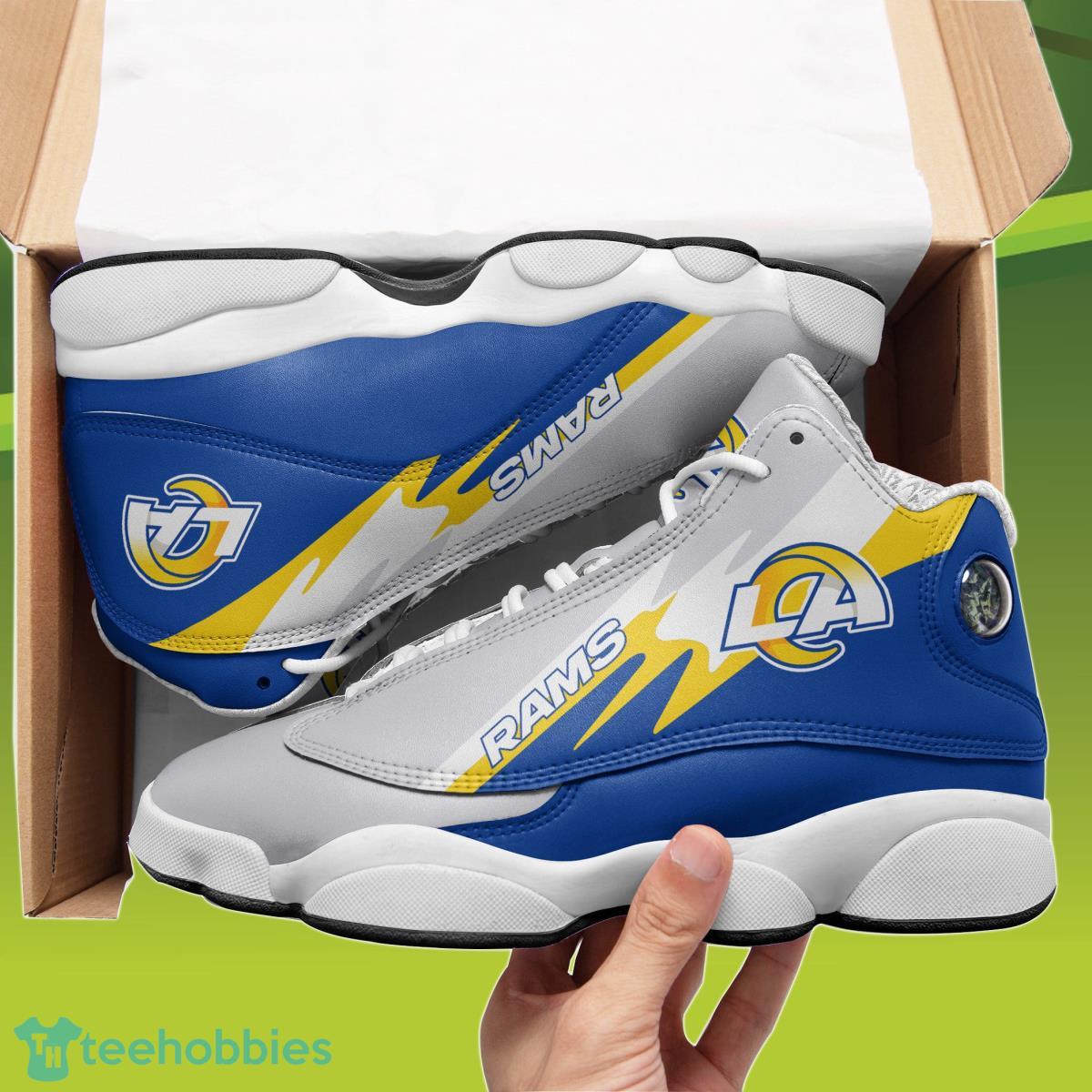 Los Angeles Rams Air Jordan 13 Sneakers Special Gift For Men And Women Product Photo 2