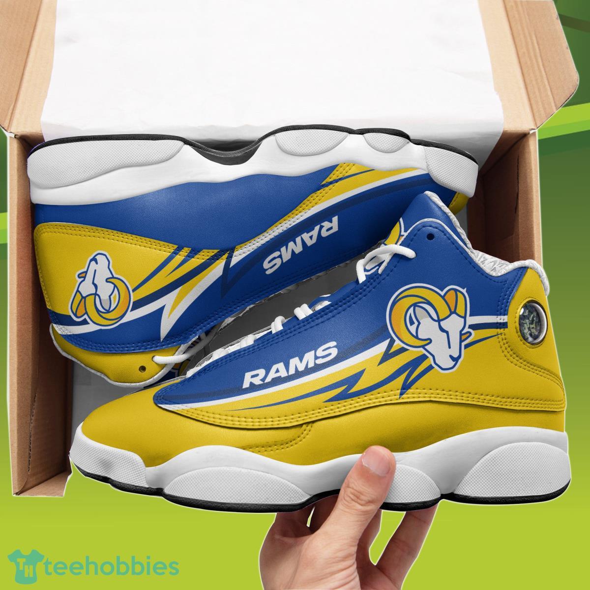 Los Angeles Rams Air Jordan 13 Sneakers Unique Gift For Men And Women Product Photo 2