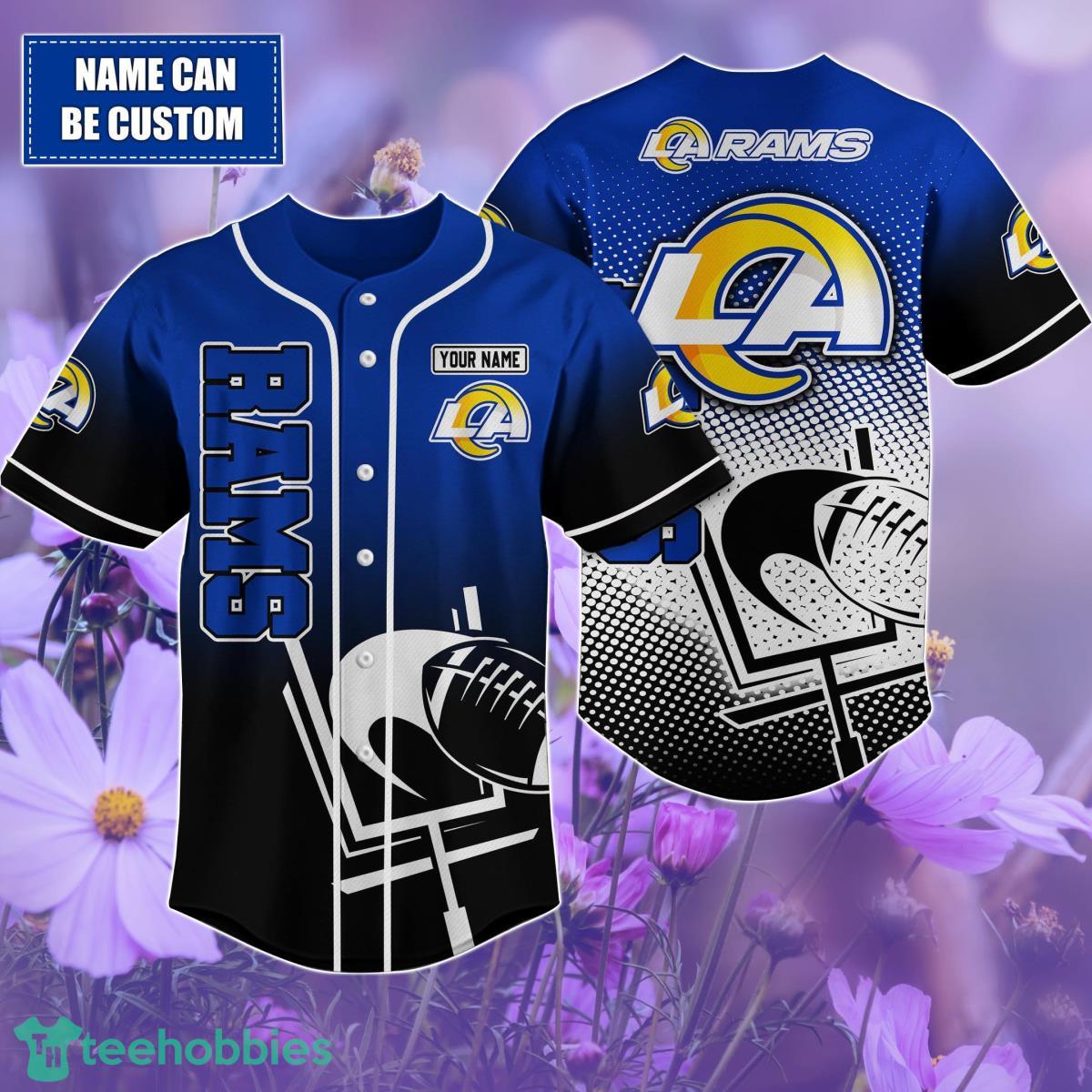 Los Angeles Rams Custom name Baseball Shirt Best Gift For Men And Women Product Photo 1